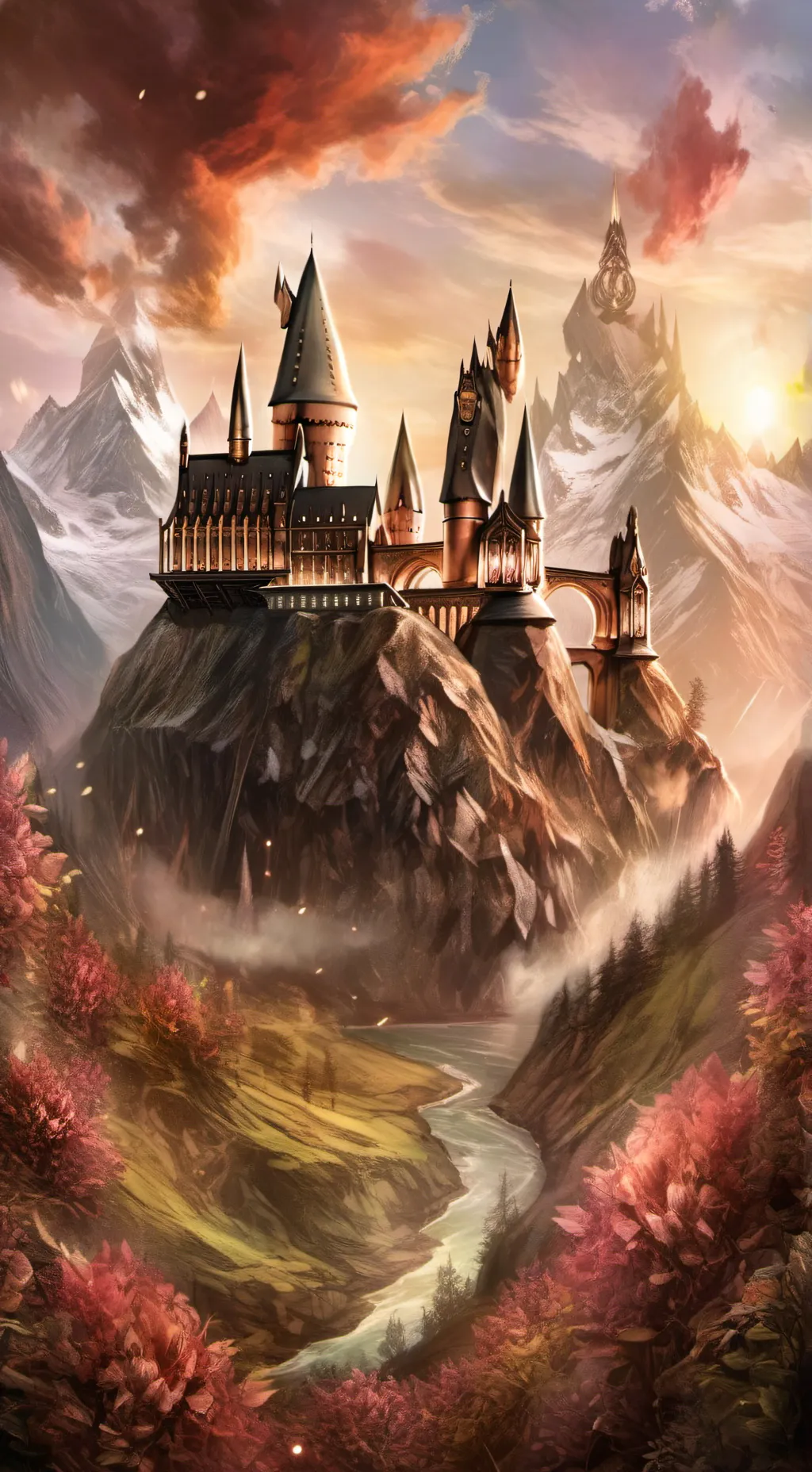 ai character: Hgowarts. background