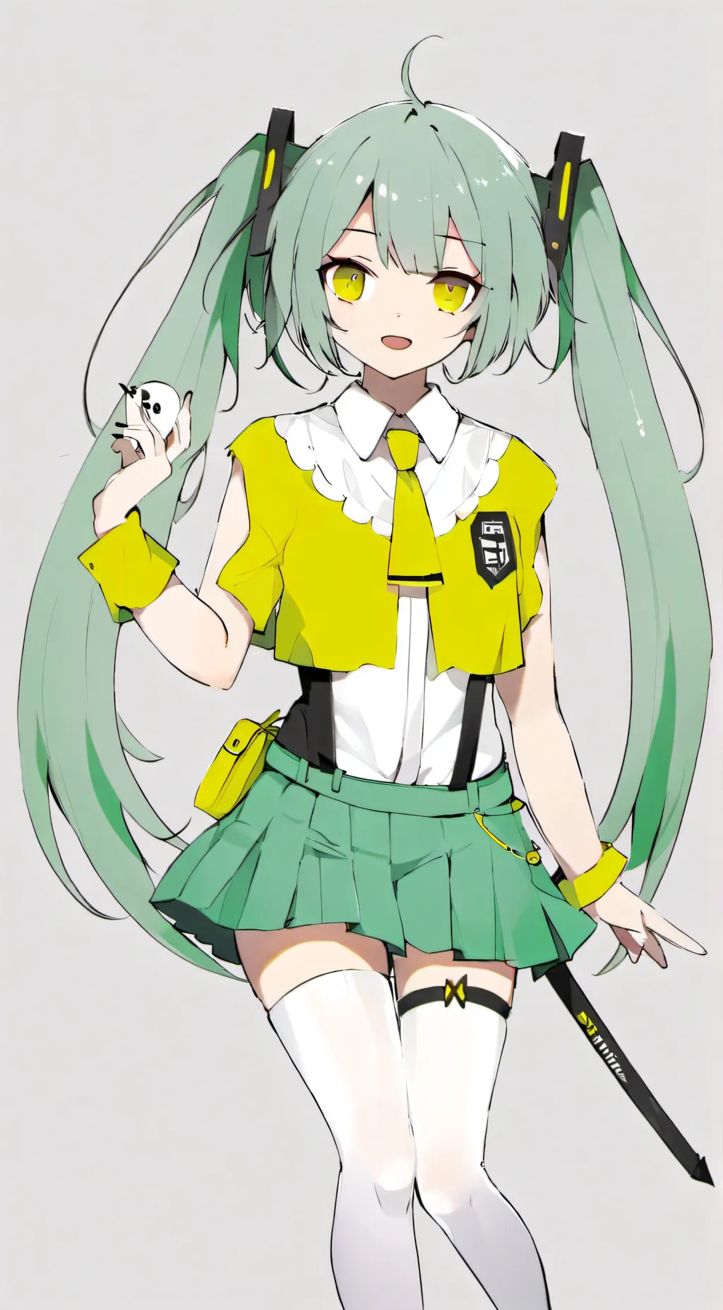 ai character: hatsune miku background