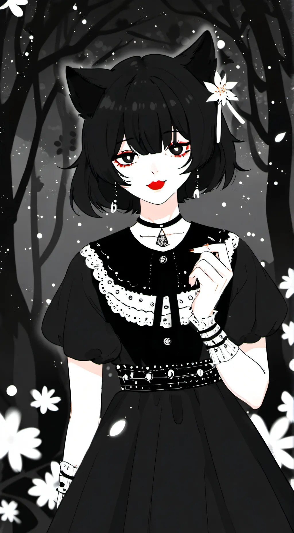 ai character: Hana Kirishima background