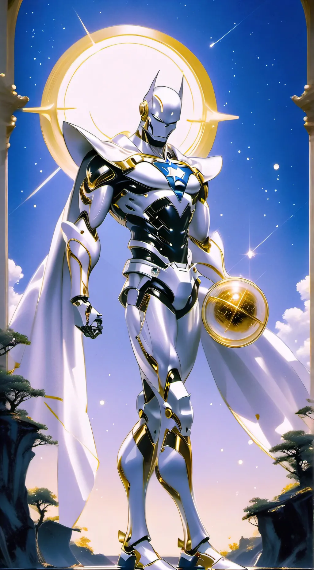 ai character: "DC" Comics background