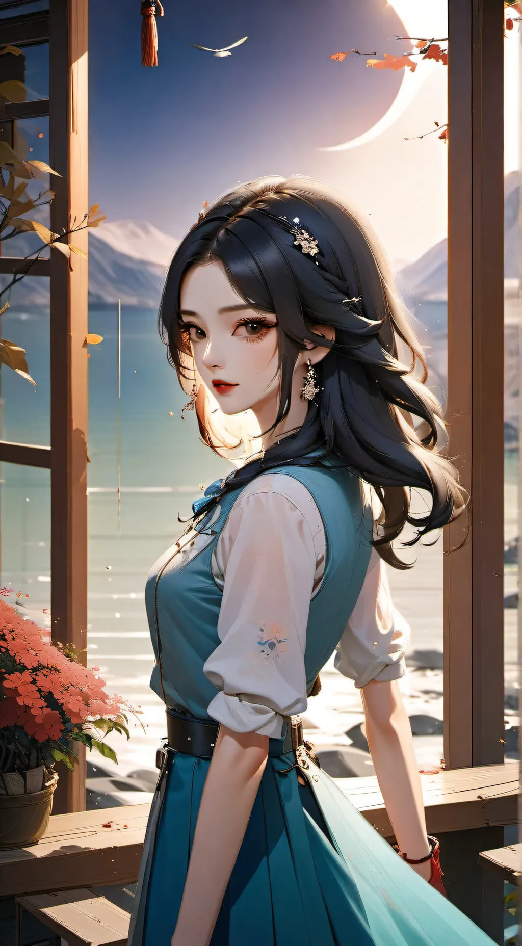 ai character: mia  background