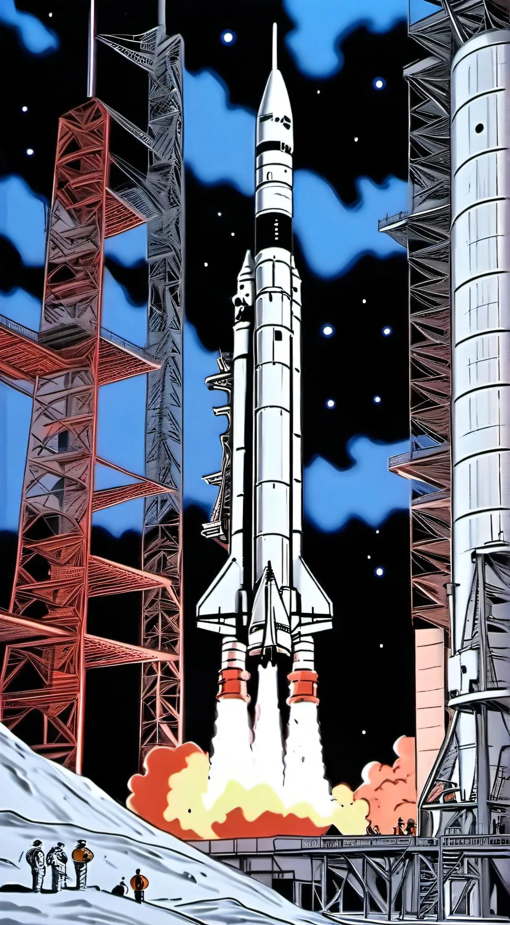 ai character: Apollo 11 background