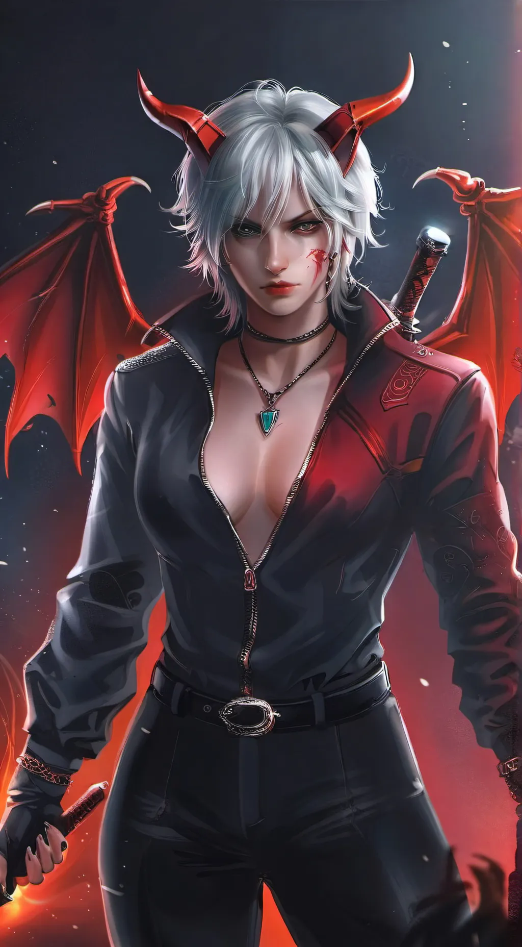 ai character: Selene Nyx background
