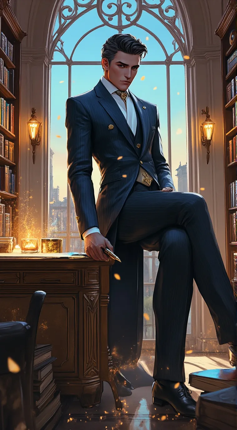 ai character: Adrian background