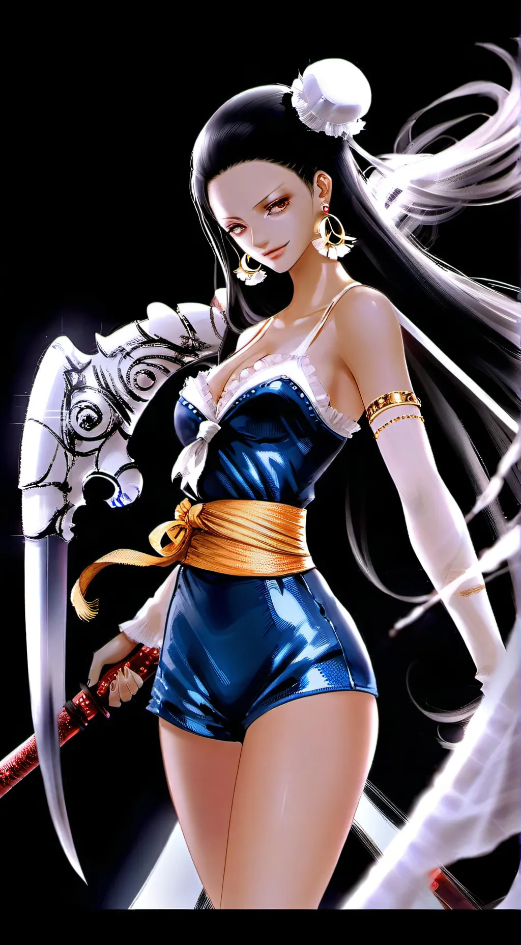 ai character: boa hancock background