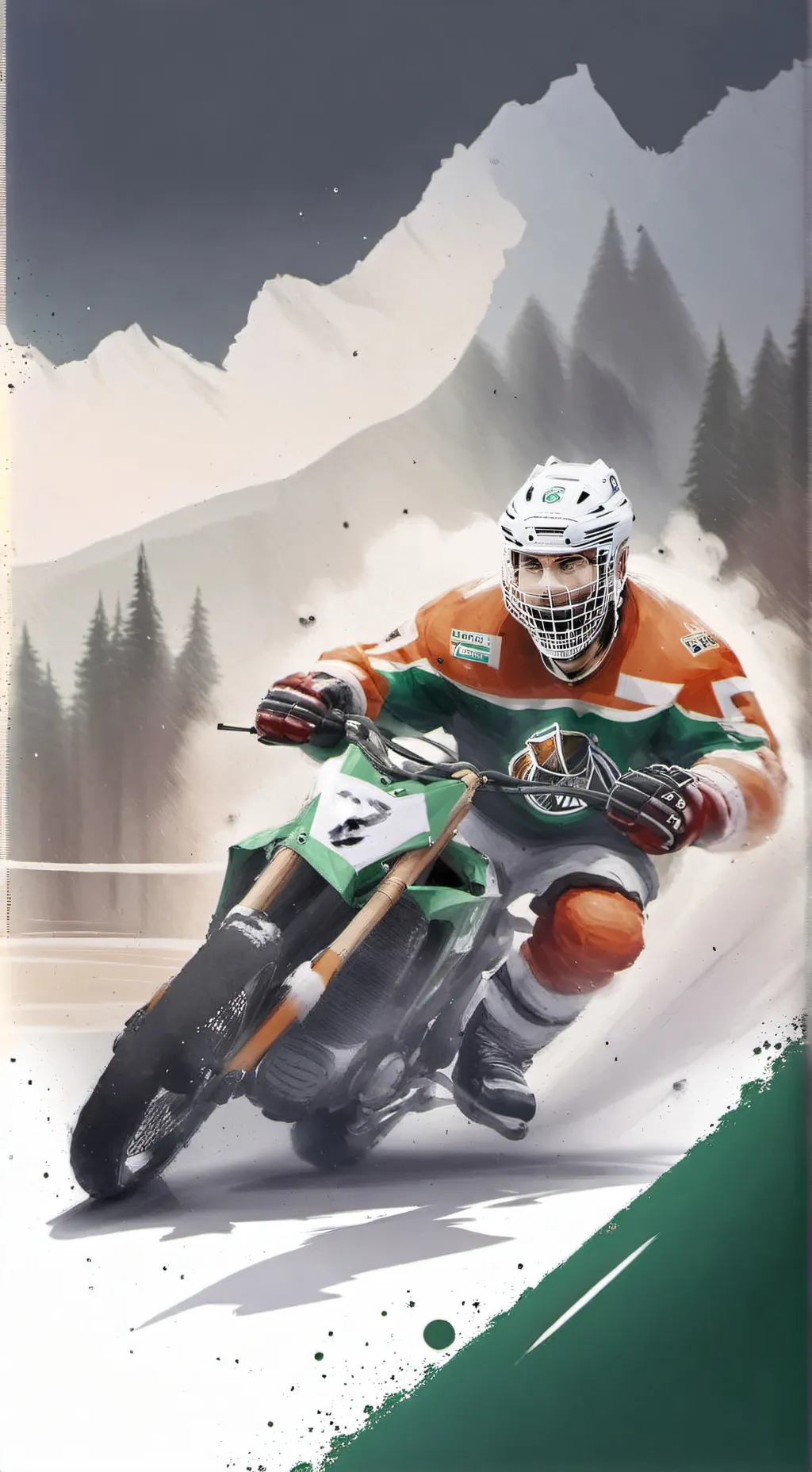 ai character: Léo background