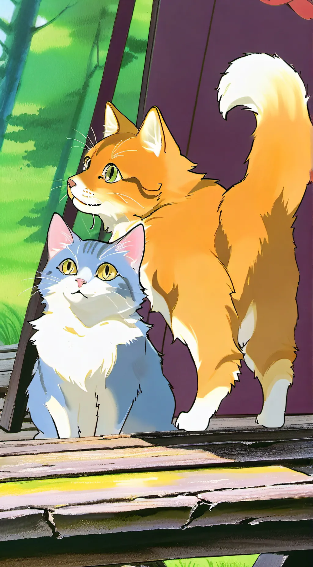 ai character: cats or dogs background