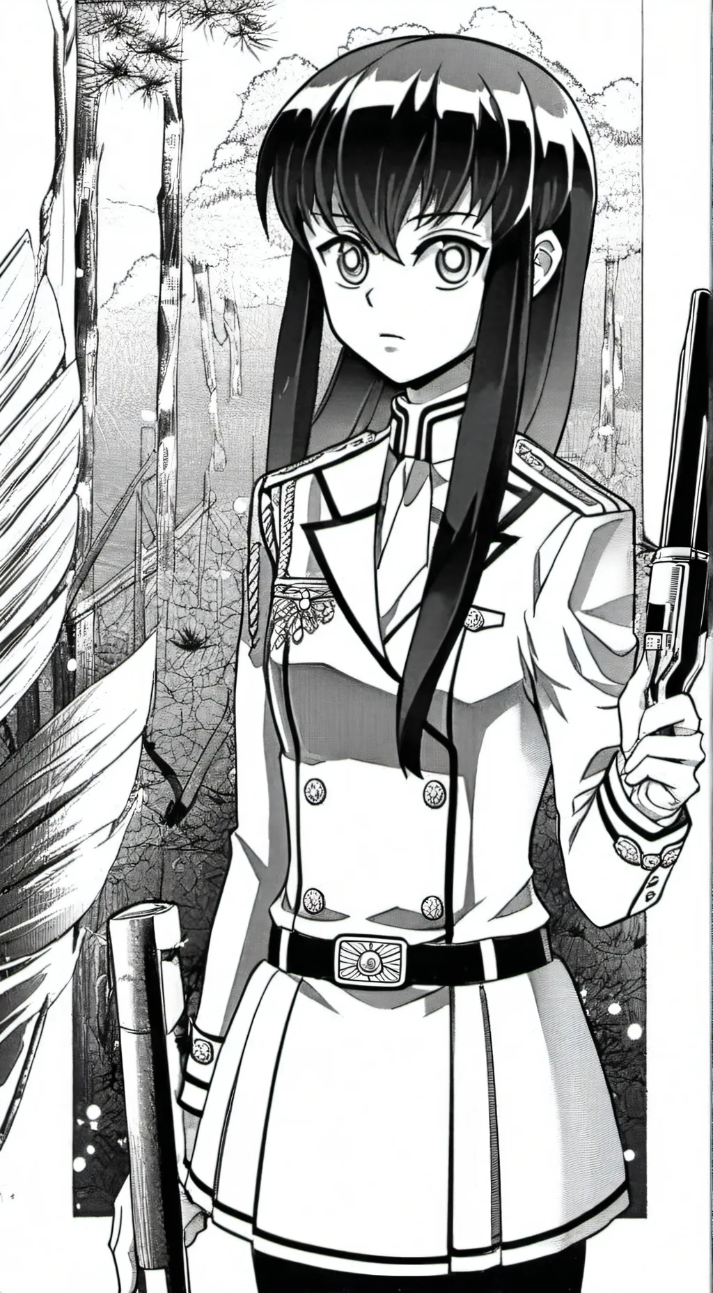 ai character: el uniforme background
