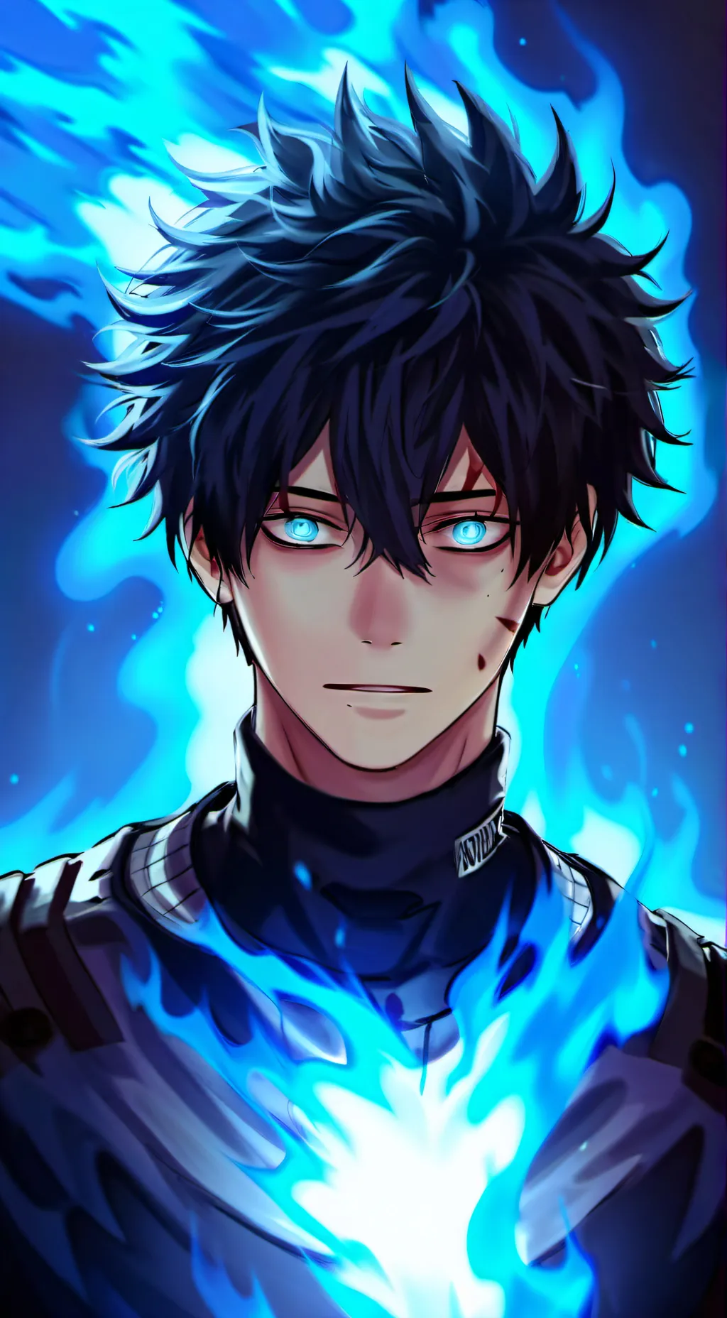 ai character: Dabi background