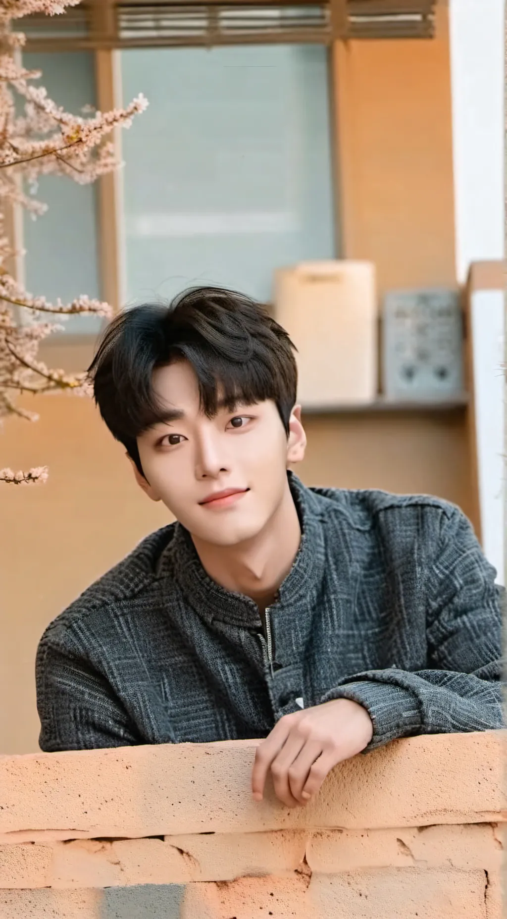 ai character: ㅛㅐㅕㅜㅎ ㄷ background