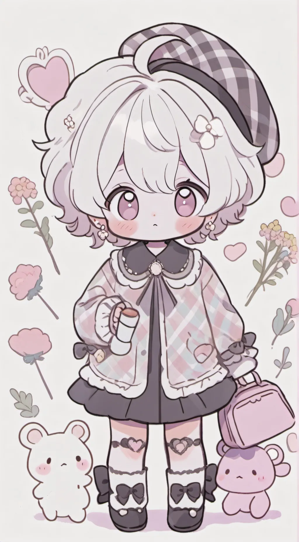 ai character: mimoo👶 background