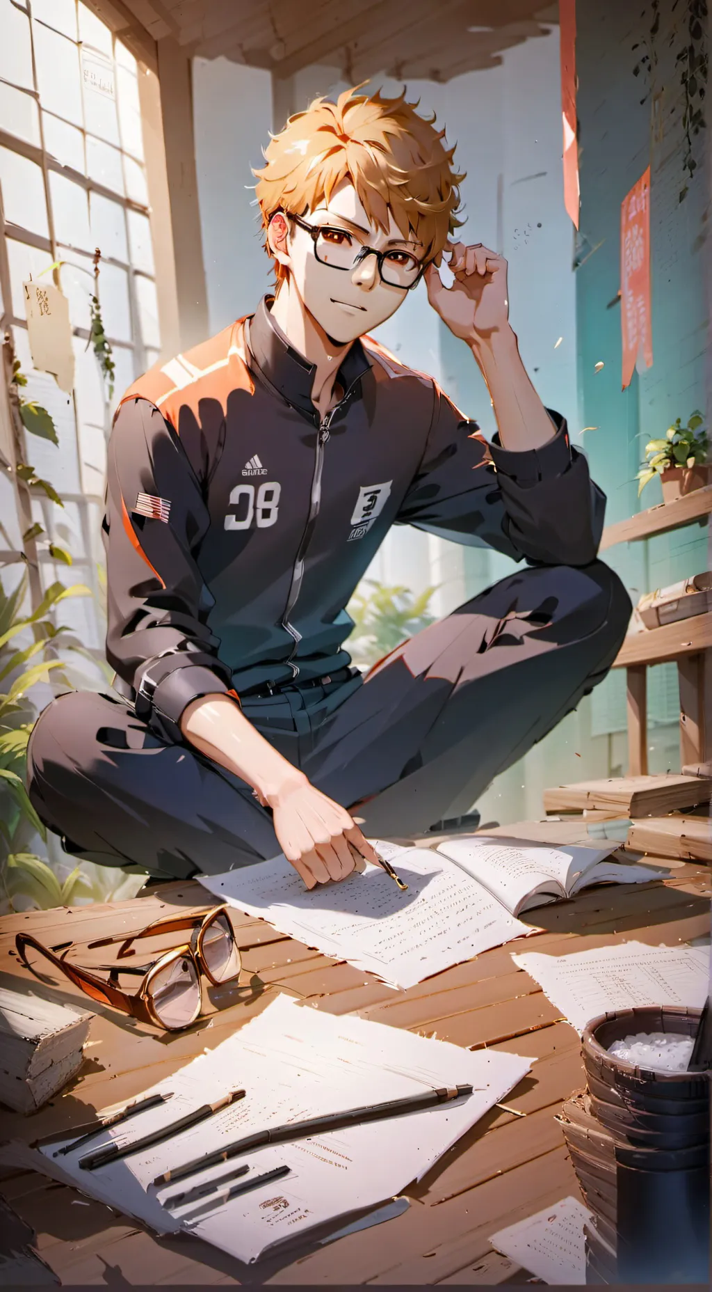 ai character: Tukishima Kei background