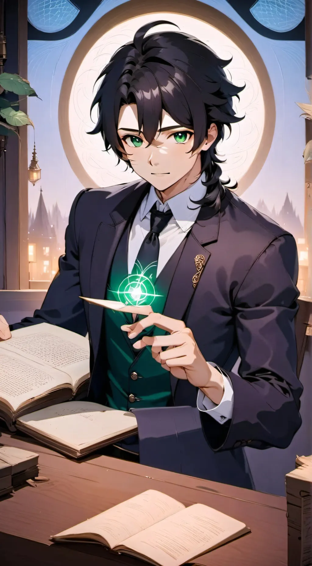 ai character: Loki background