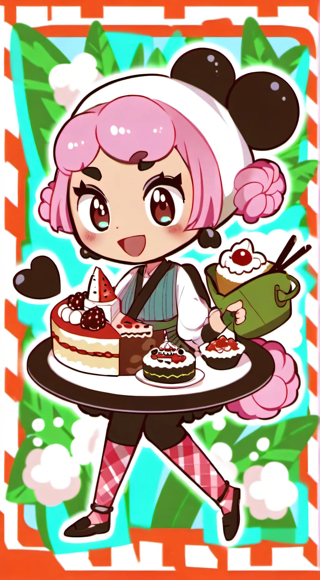 ai character: FRUITCAKE!!!! background