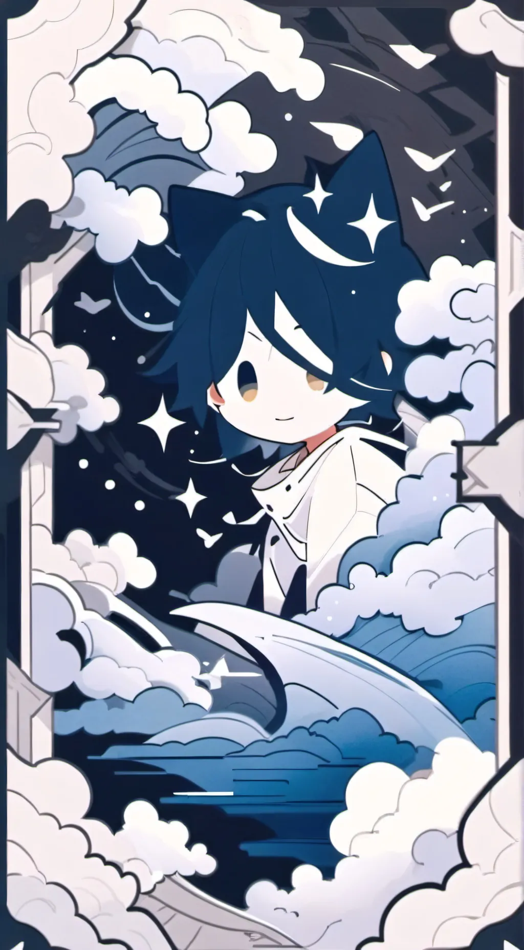 ai character: miss circle :v background