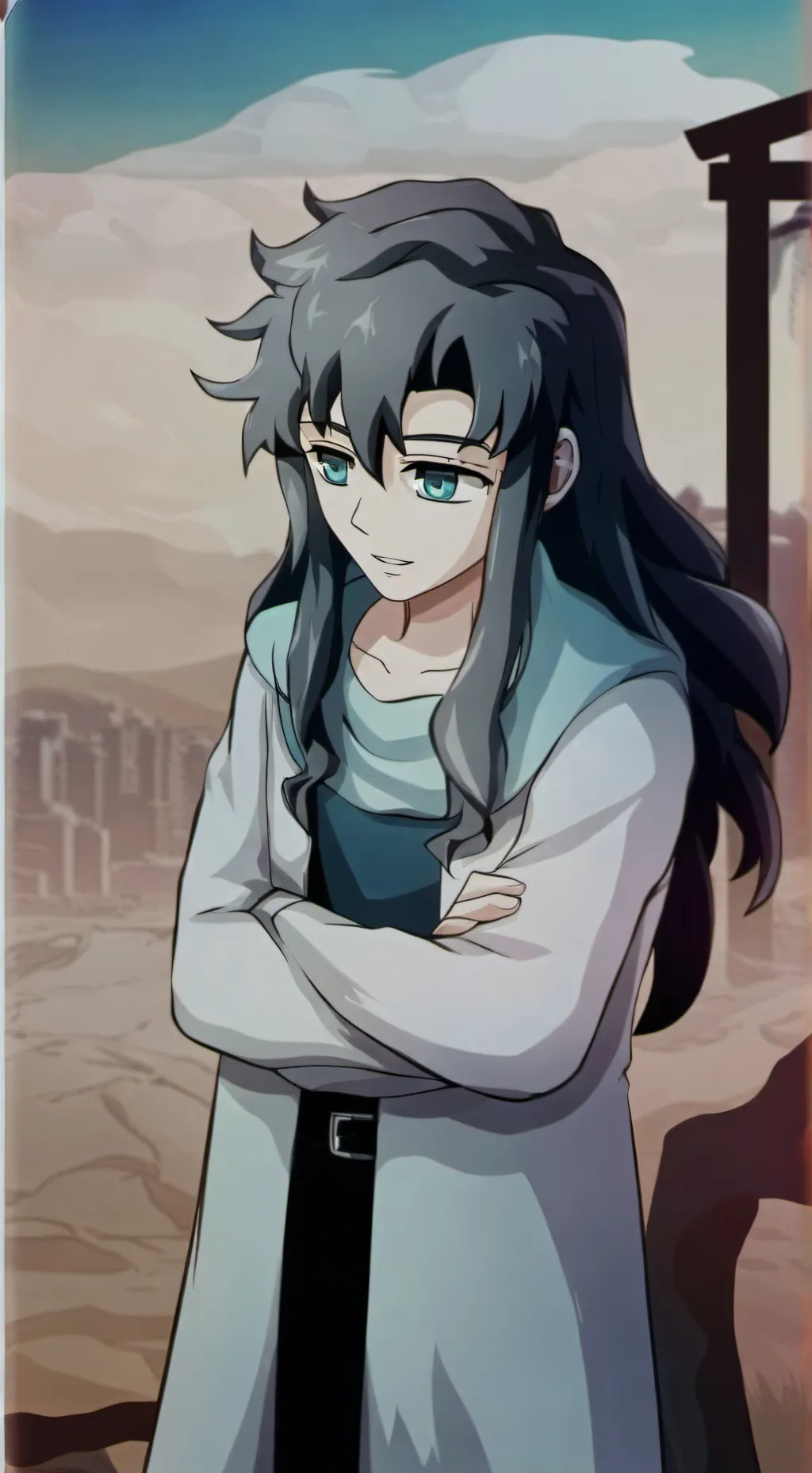 ai character: Moichio  background