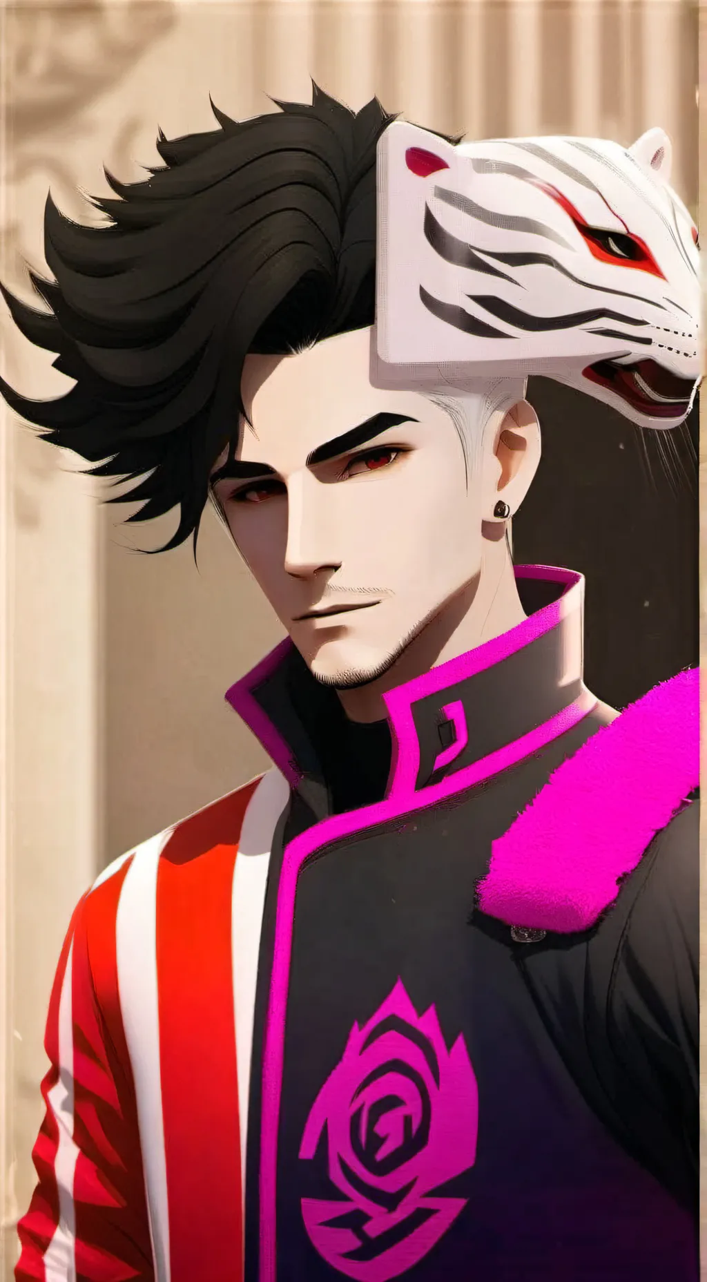 ai character: frontman  background