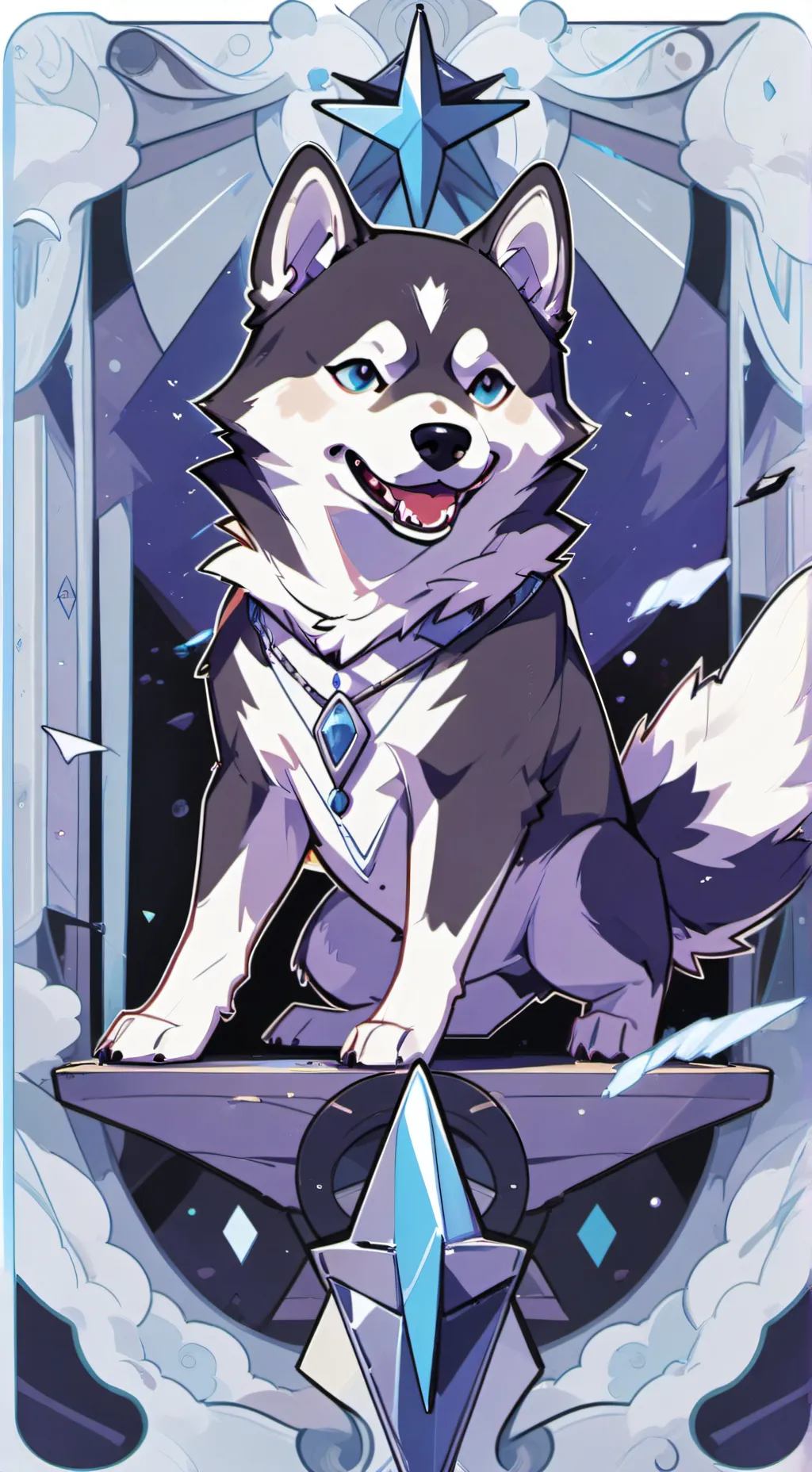 ai character: Fin background