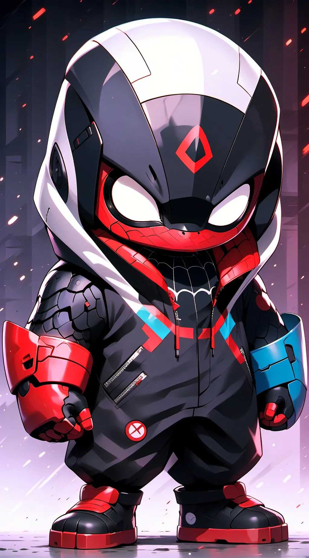 ai character: sprunki hate Lilly background
