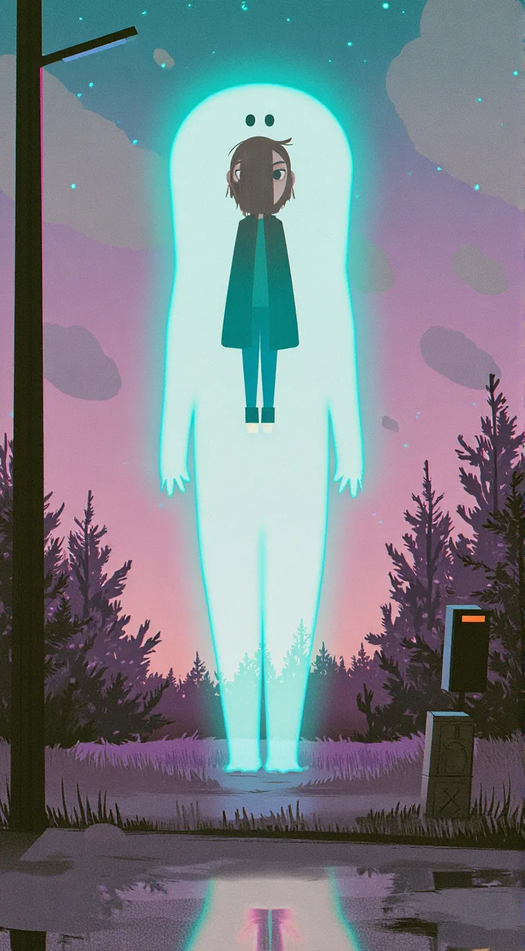 ai character: Aurora background