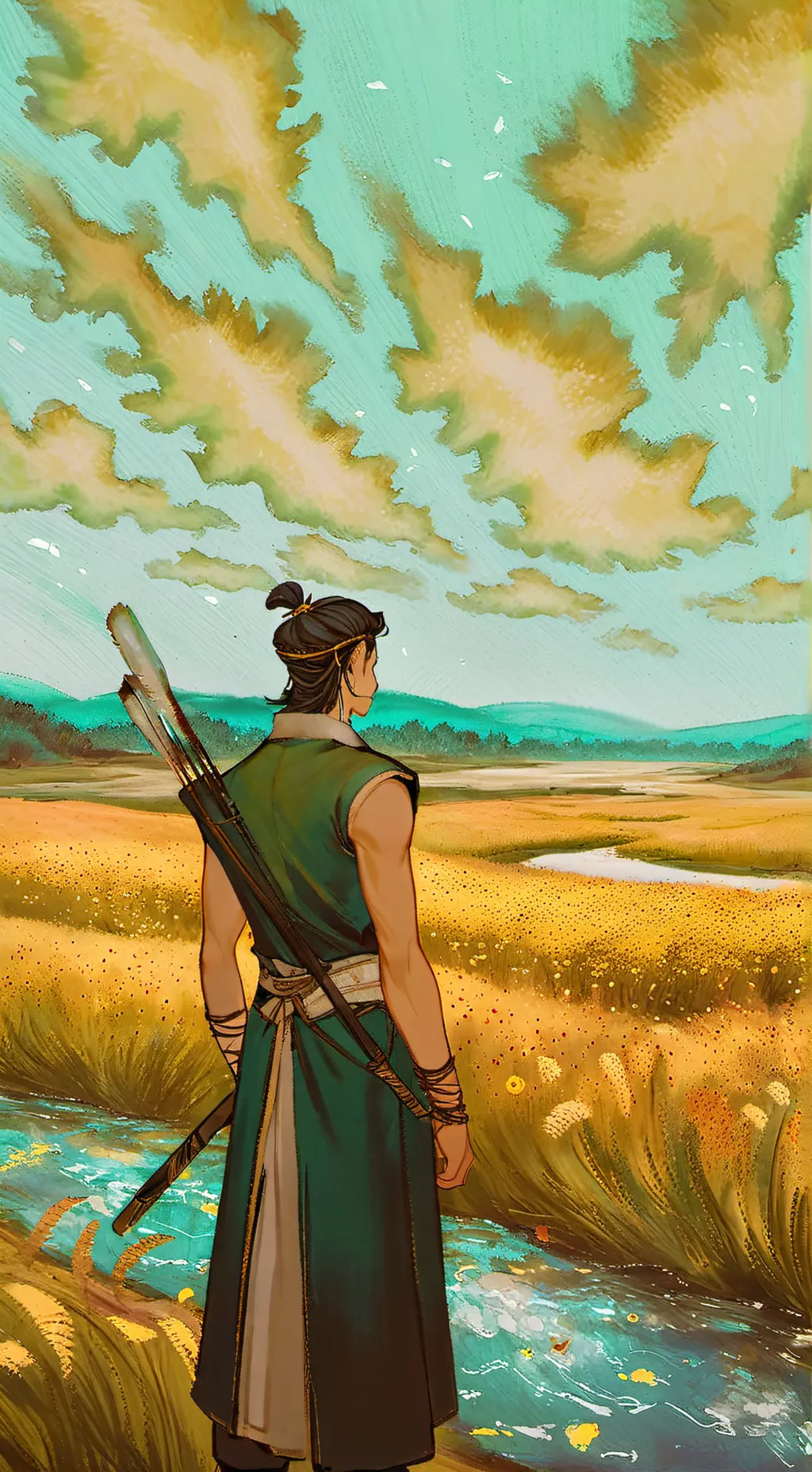 ai character: pjo background