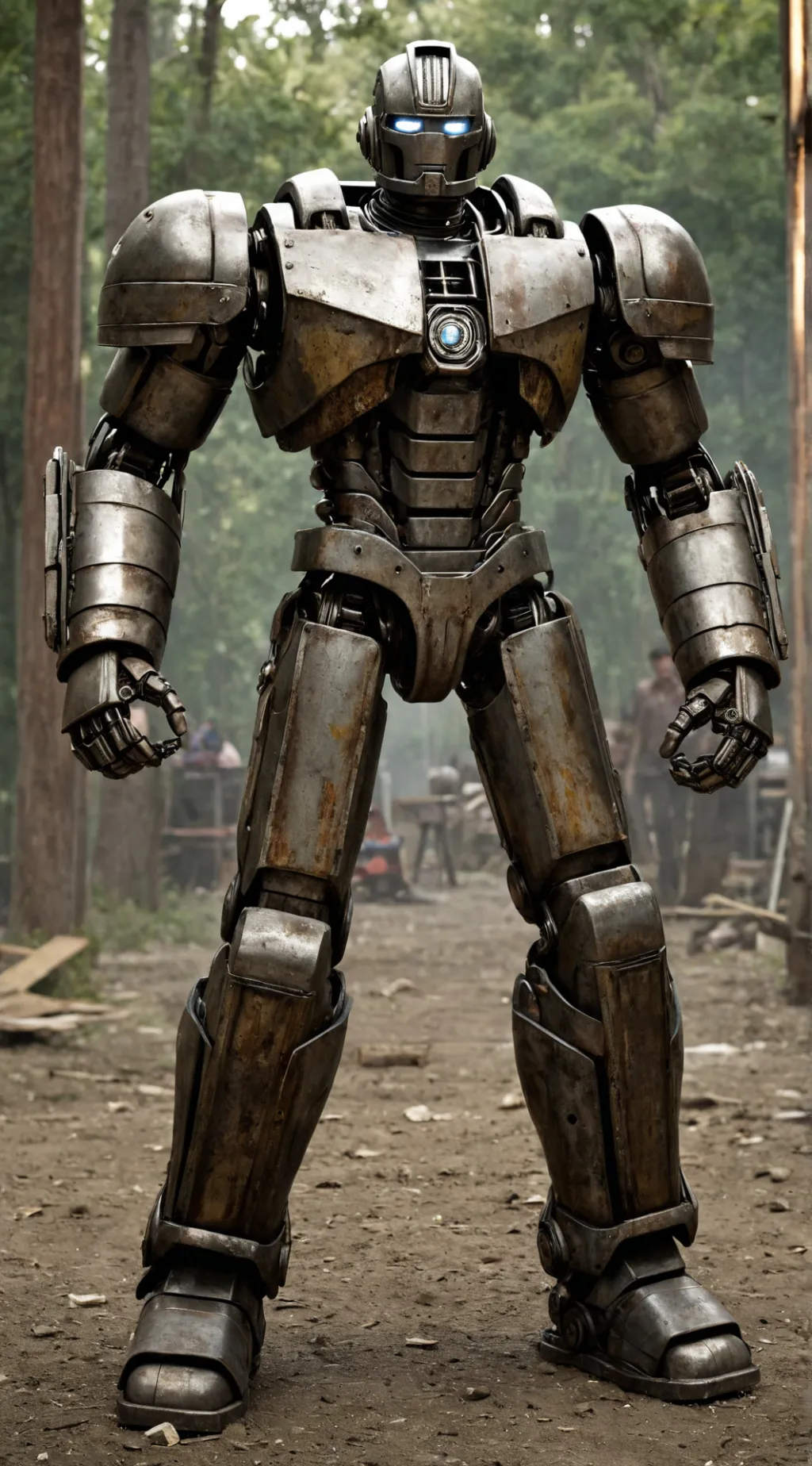 ai character: Real steel background