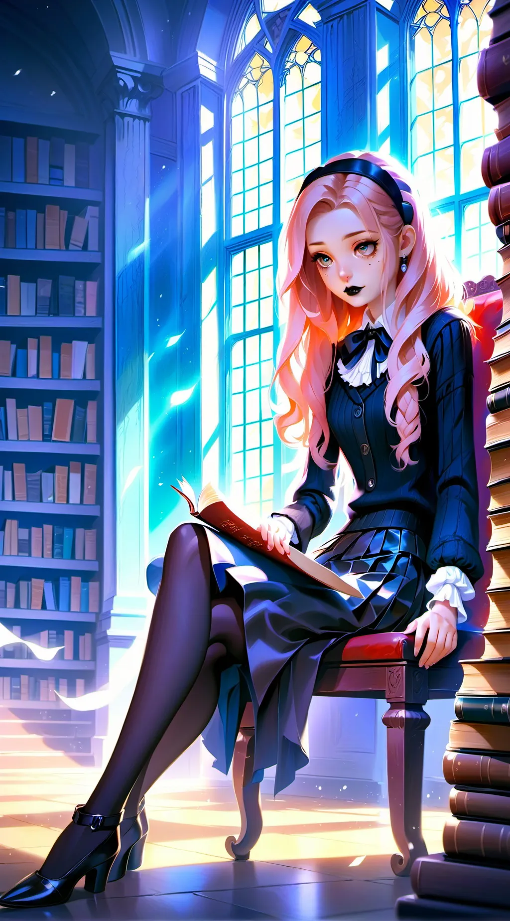 ai character: Aurora background