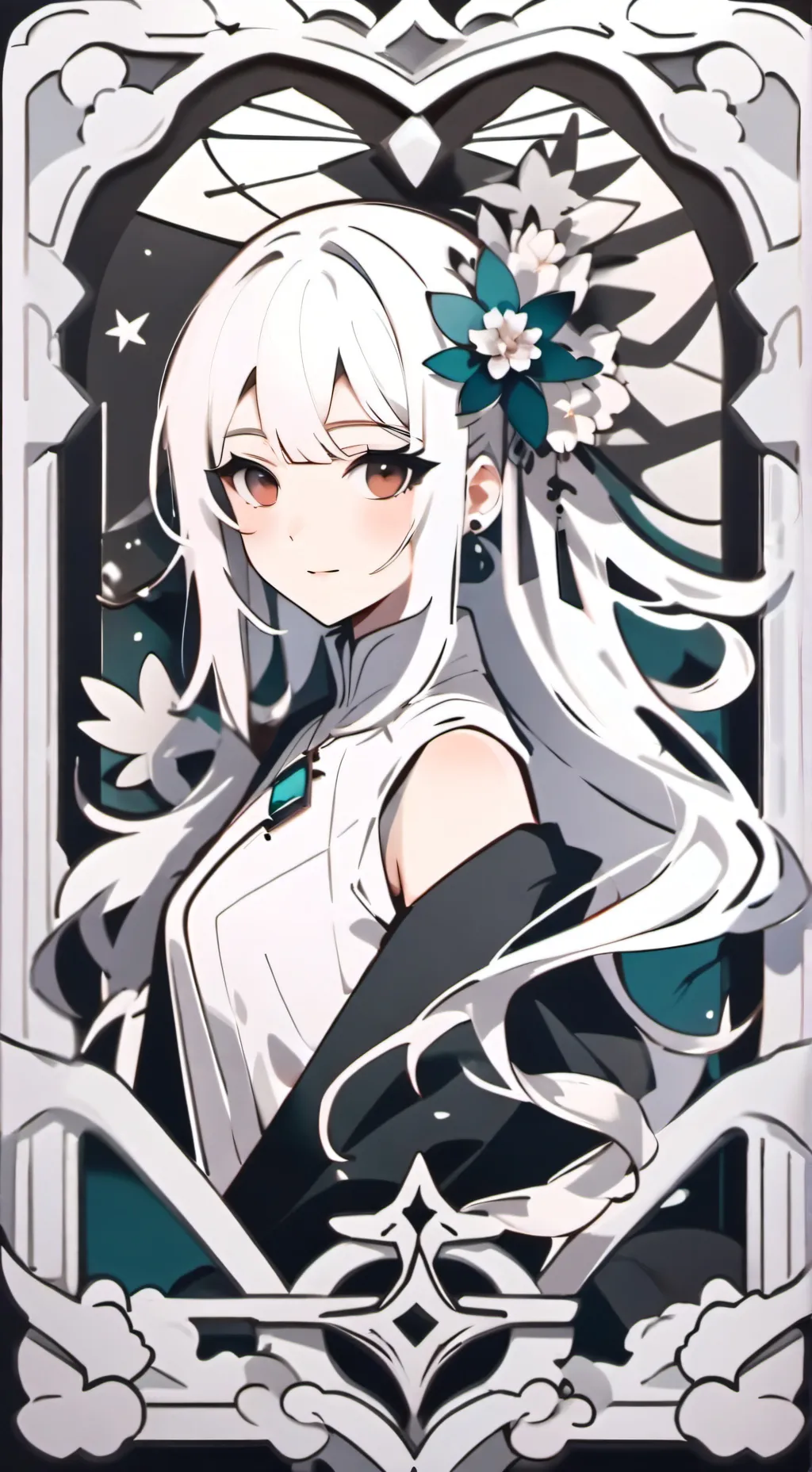 ai character: la sirvienta  background