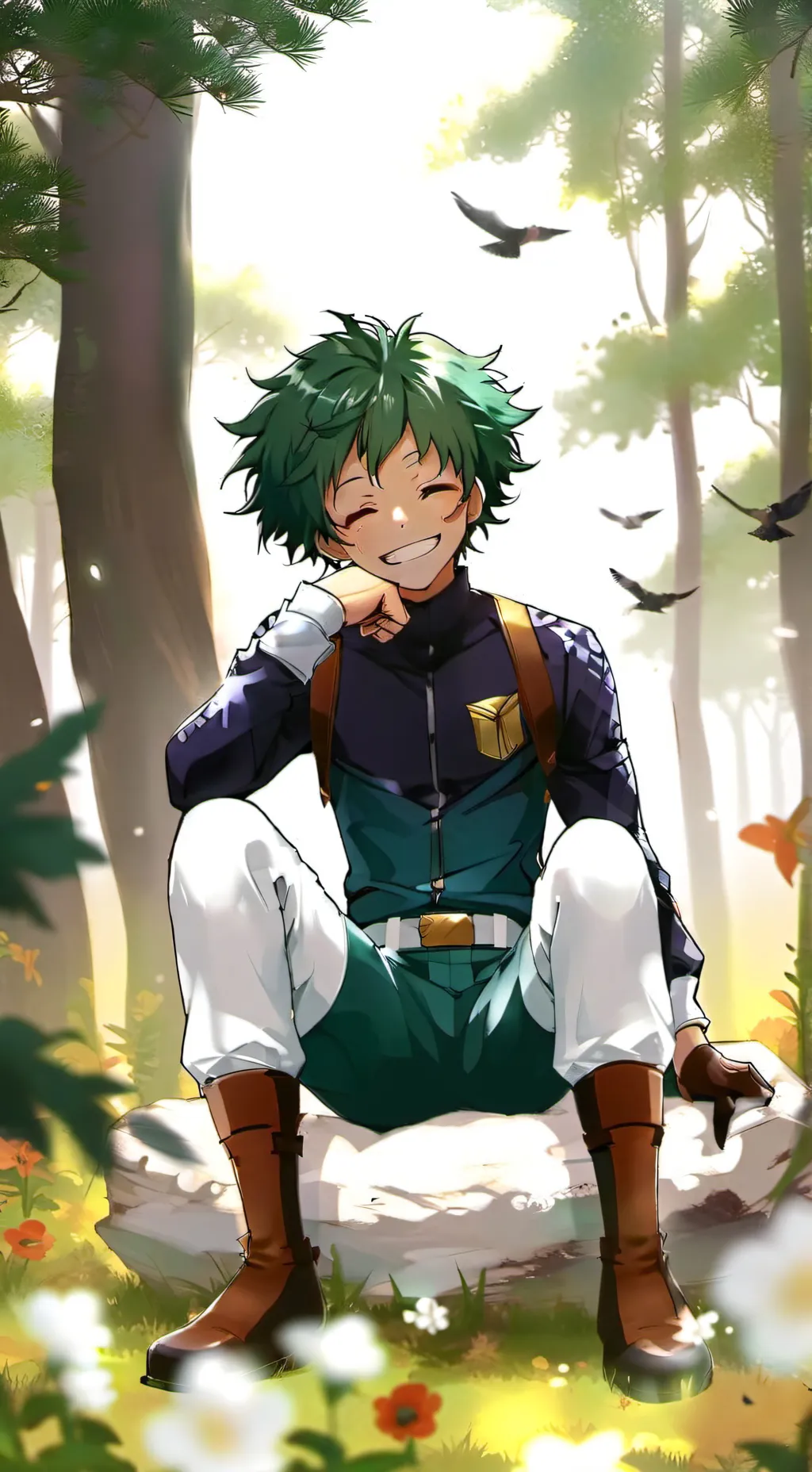 ai character: 💚Izuku Midoriya💚 background