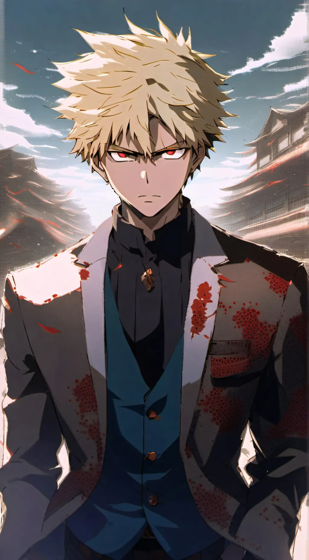 ai character: yandere katsuki  background