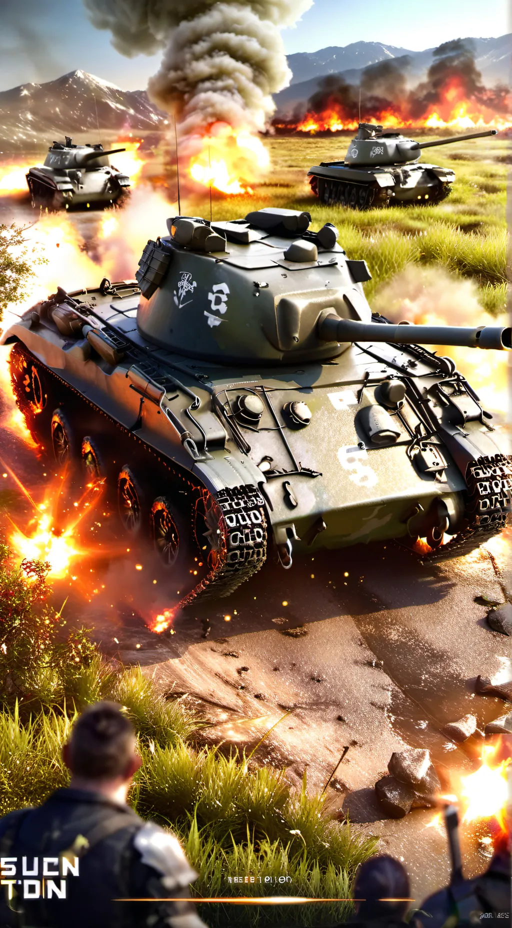 ai character: War thunder  background