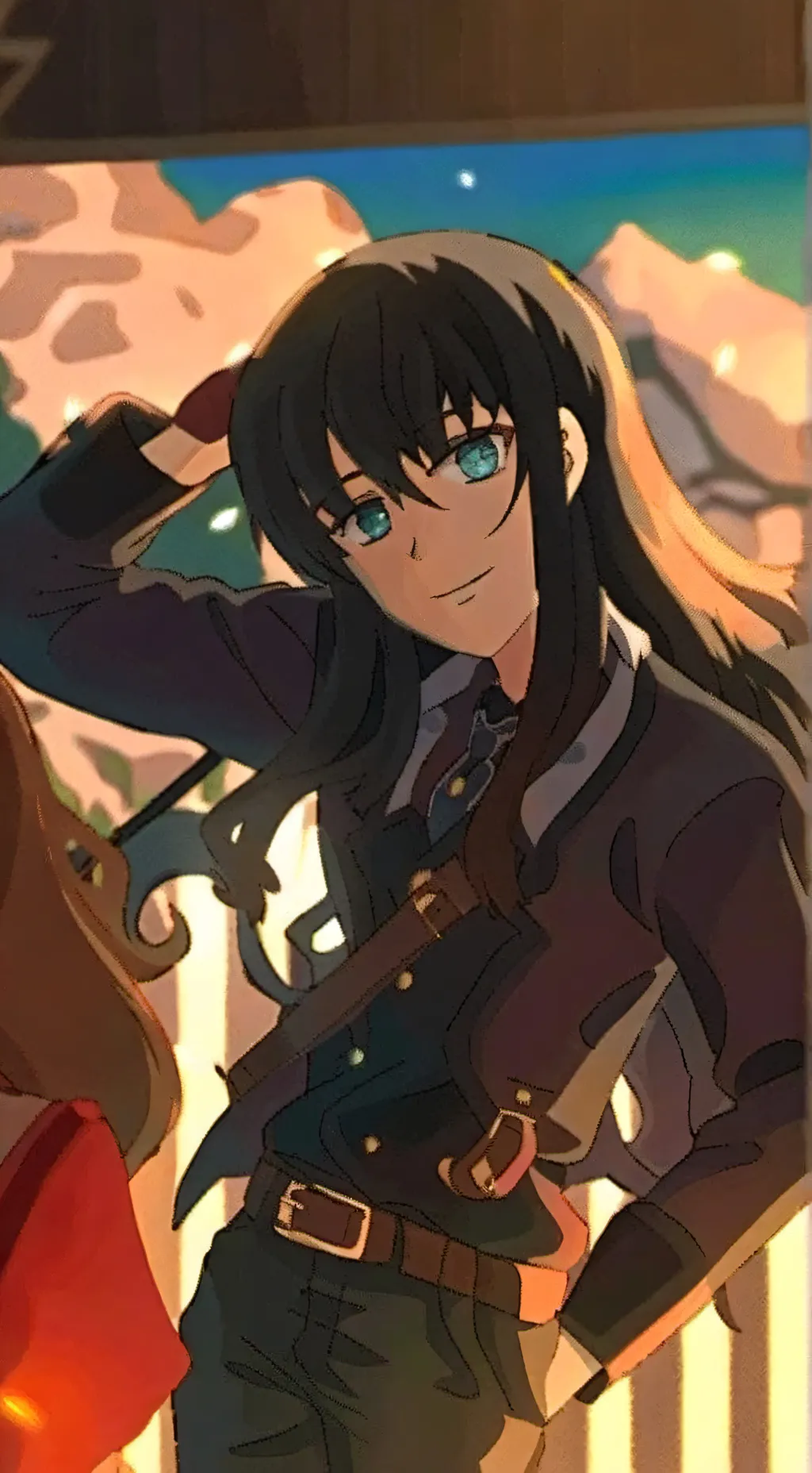 ai character: megusta Tokito!!!! background