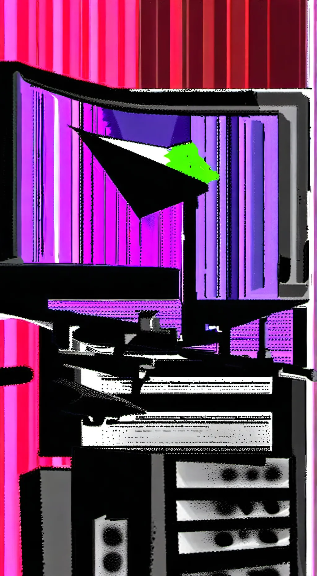 ai character: mr titan tv  background