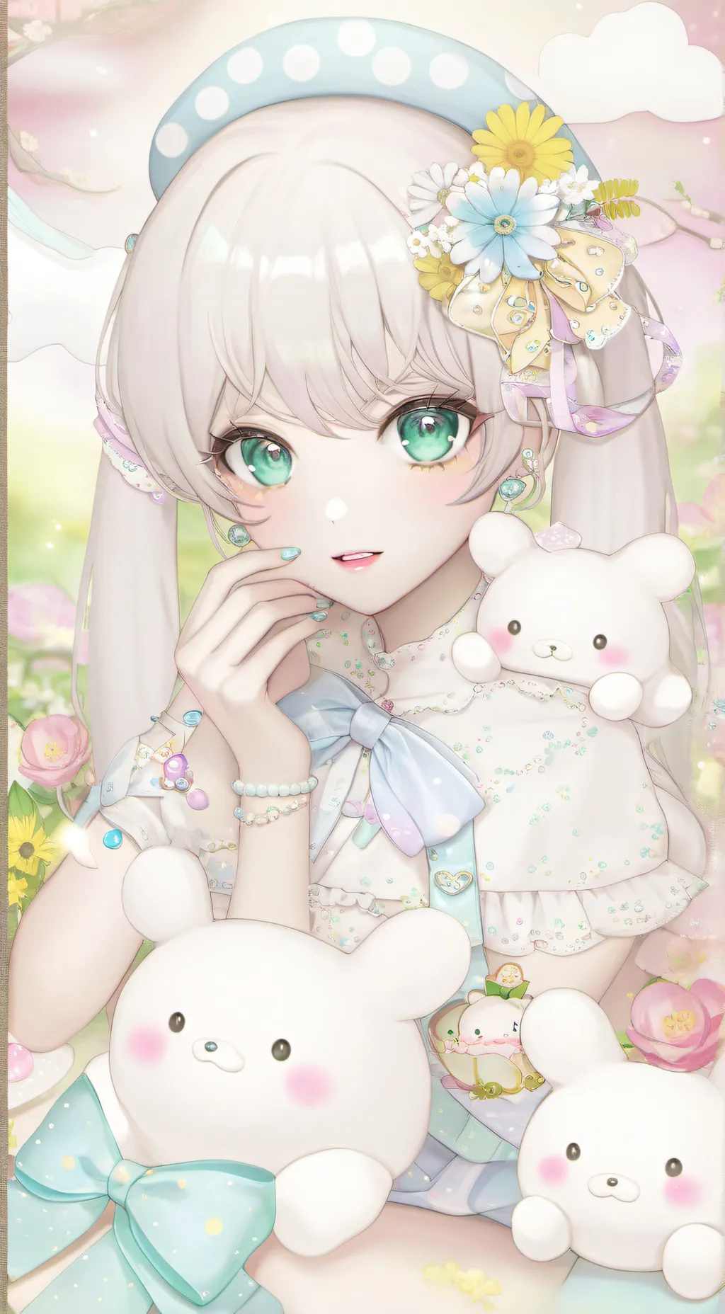 ai character: Millie >< background