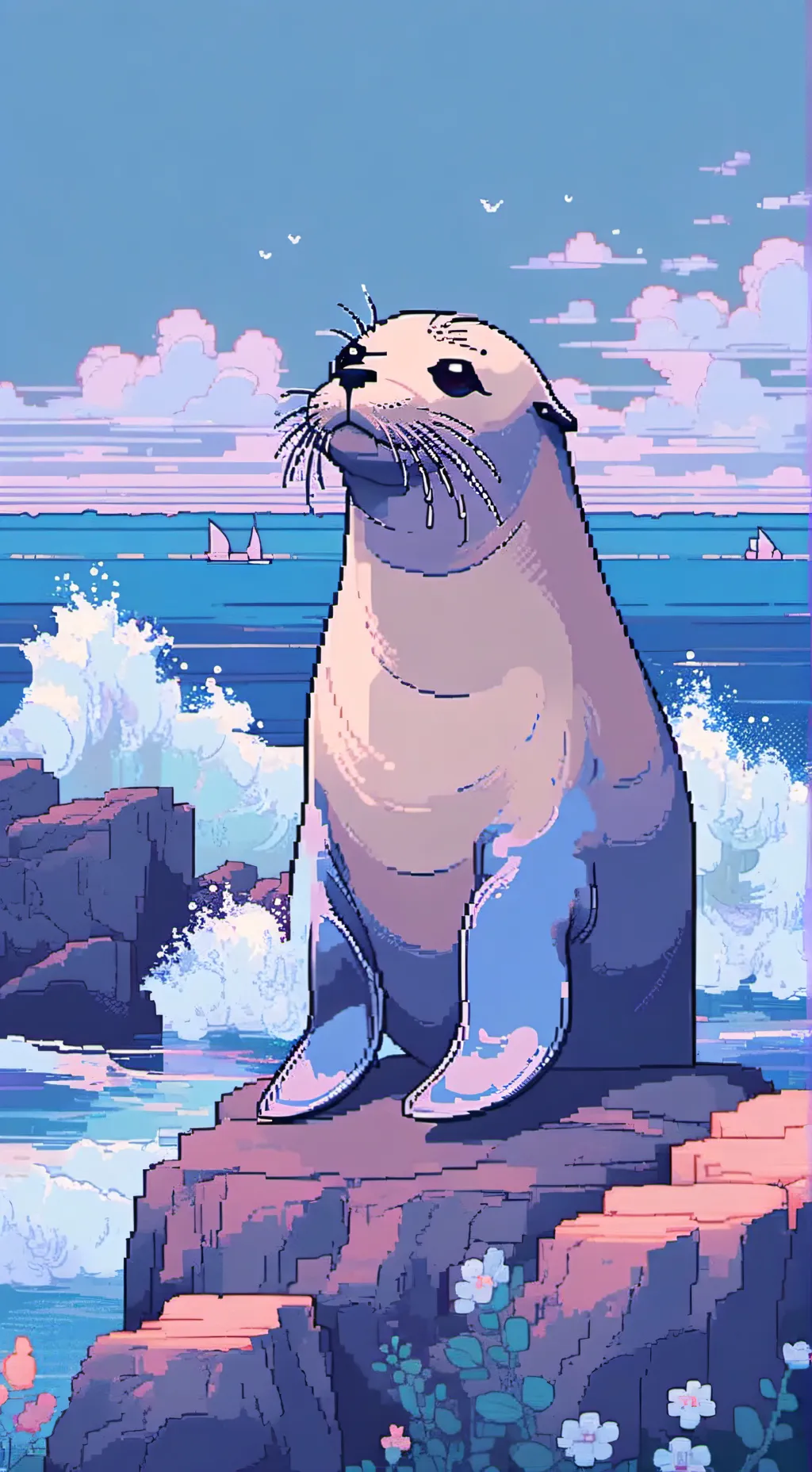 ai character: Sebby the Seal background