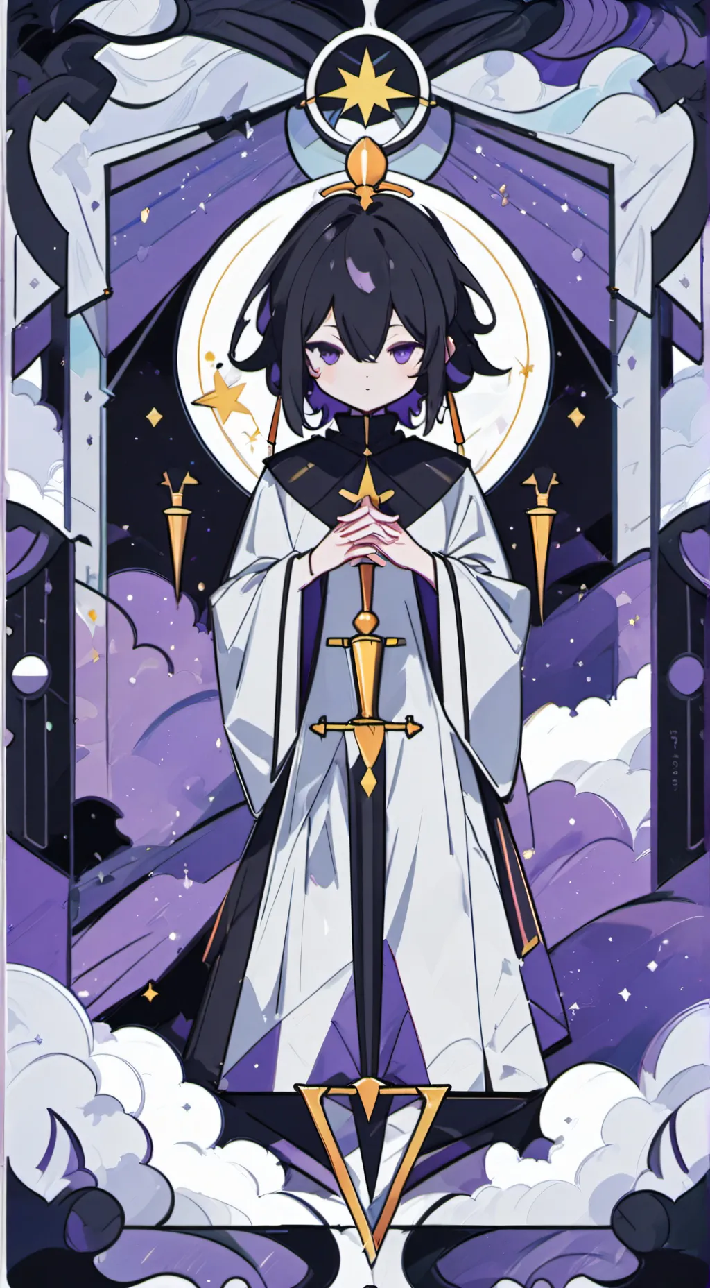 ai character: miss cilcle background