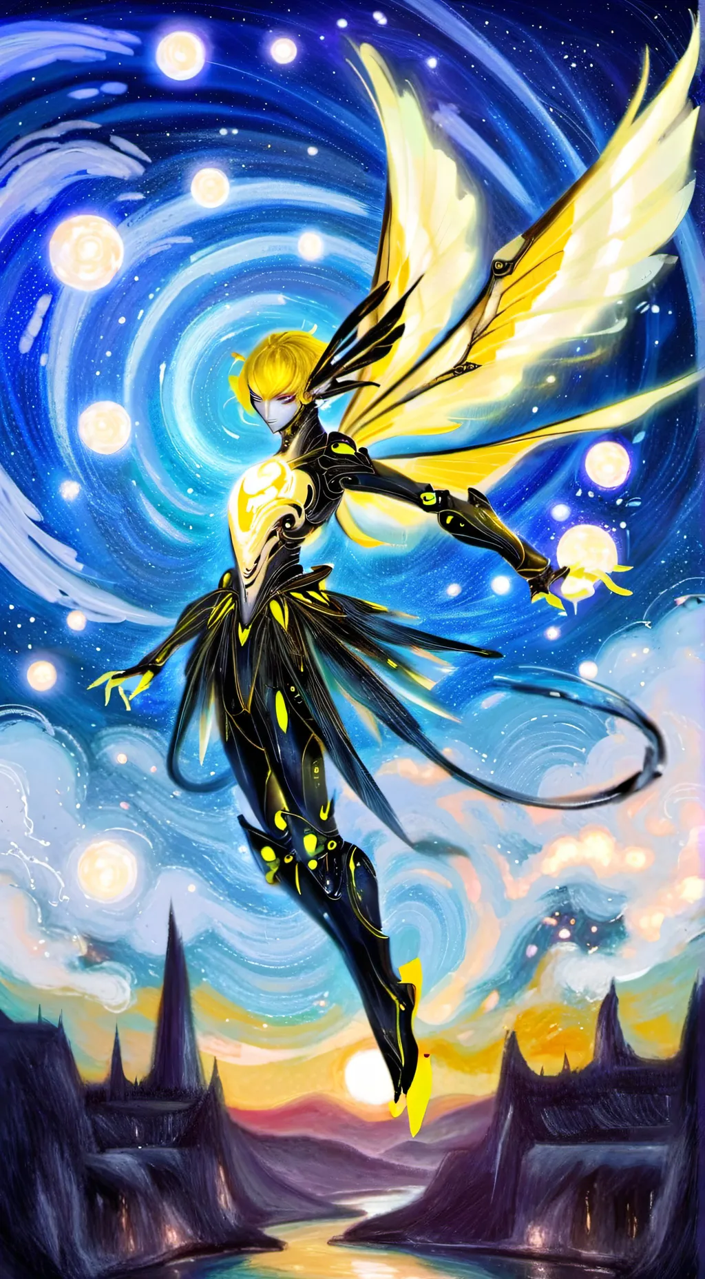 ai character: The Fae Artificer background
