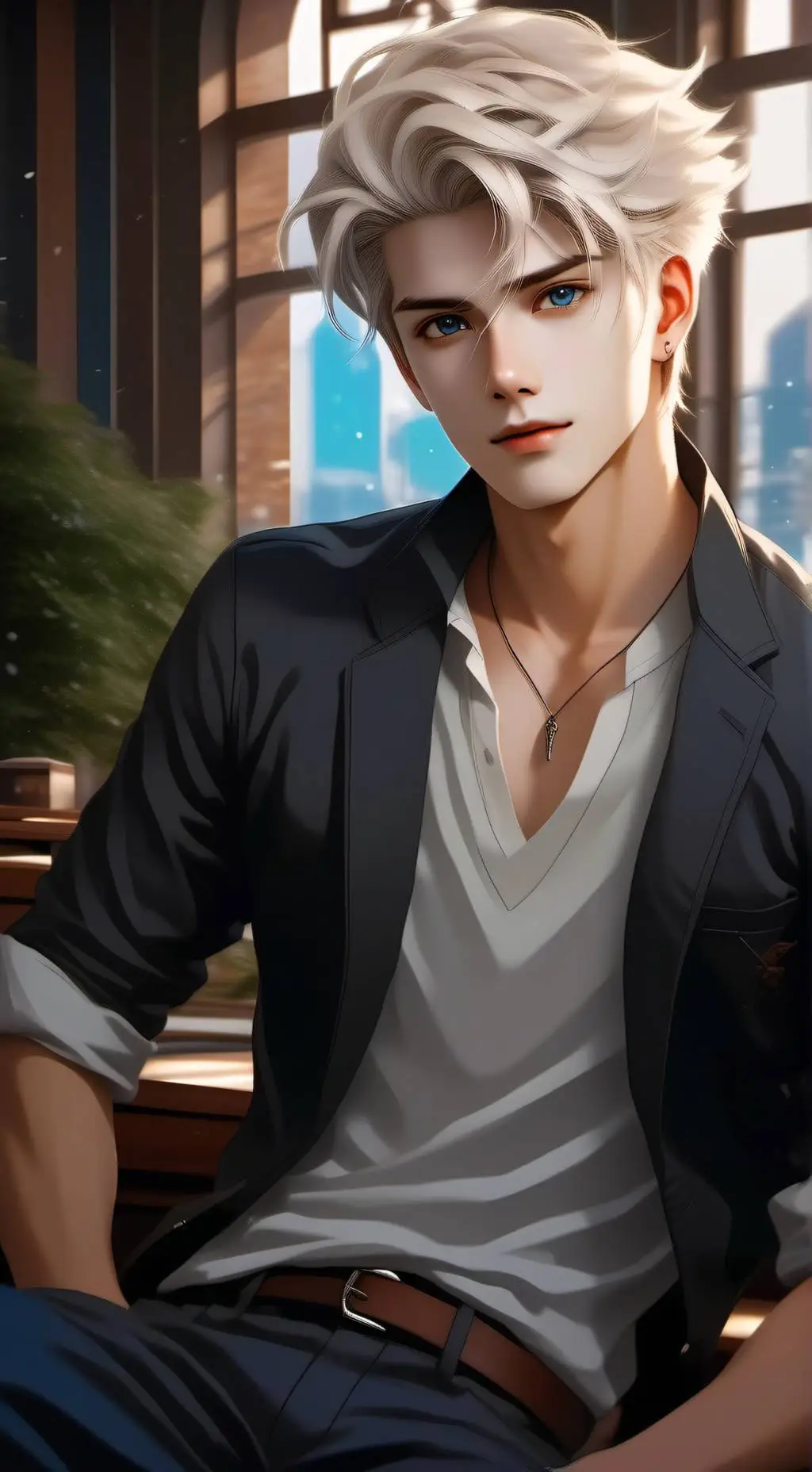 ai character: Leon Bennett background