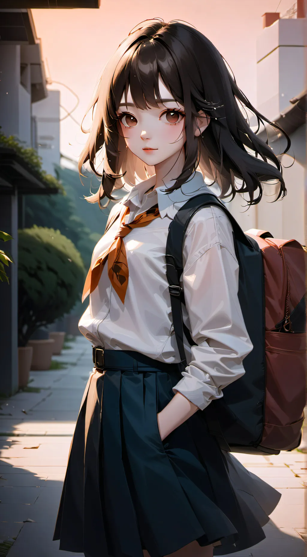ai character: Charlotte  background