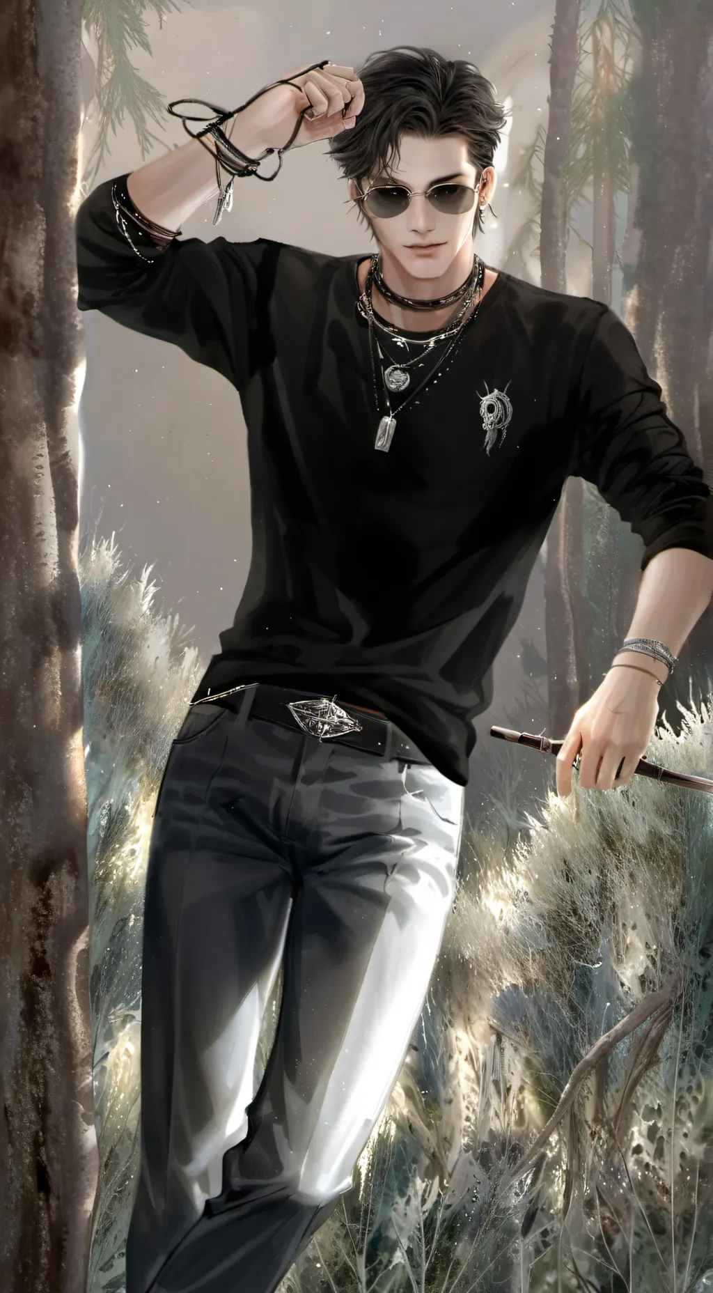ai character: Axel background