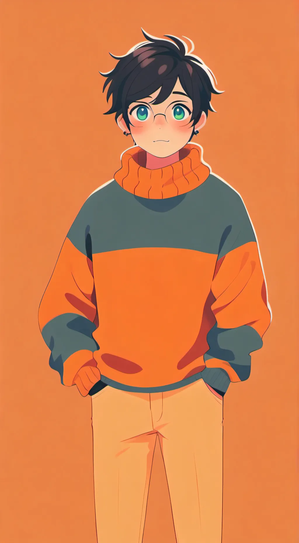ai character: Carter background