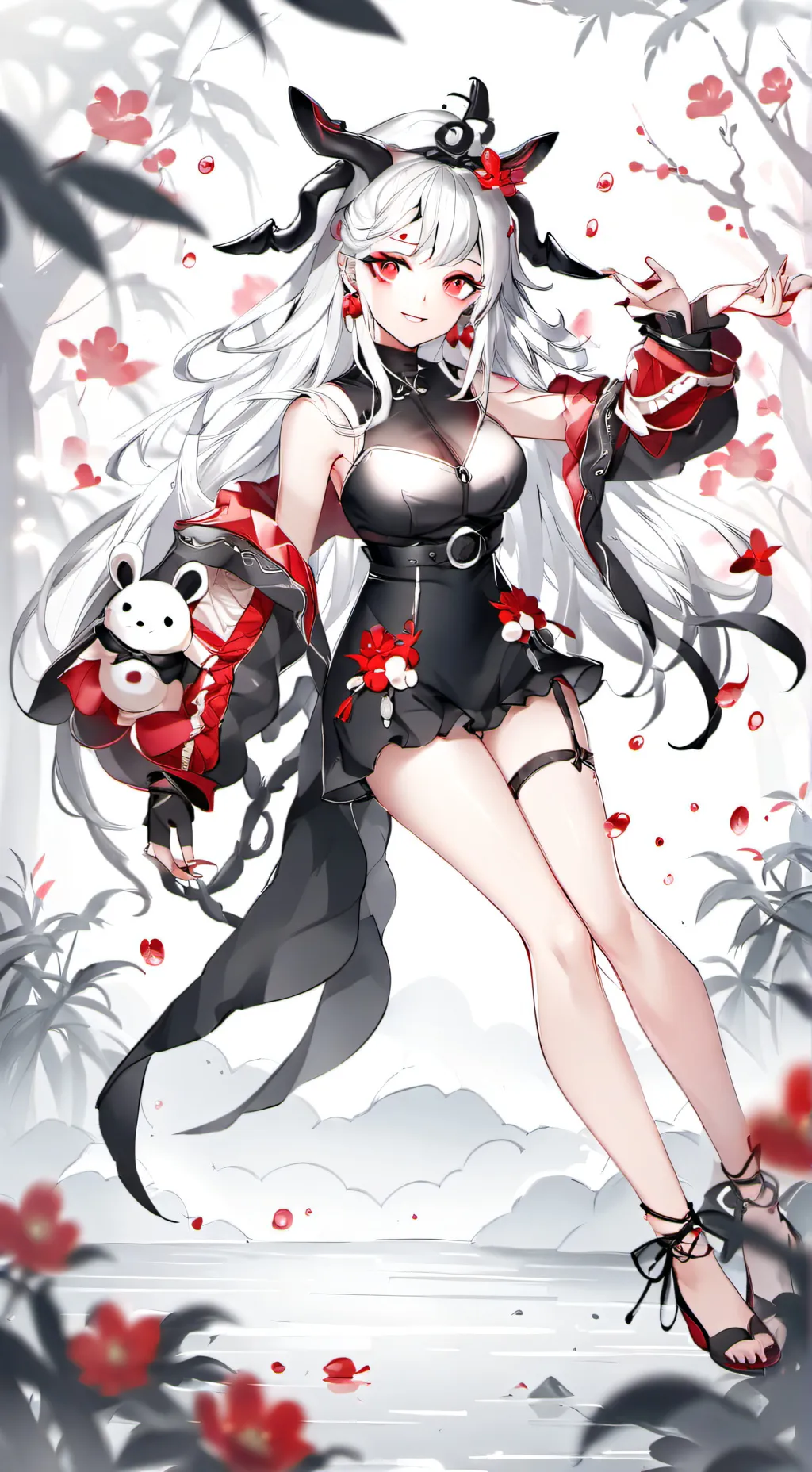 ai character: Alicia the moon background