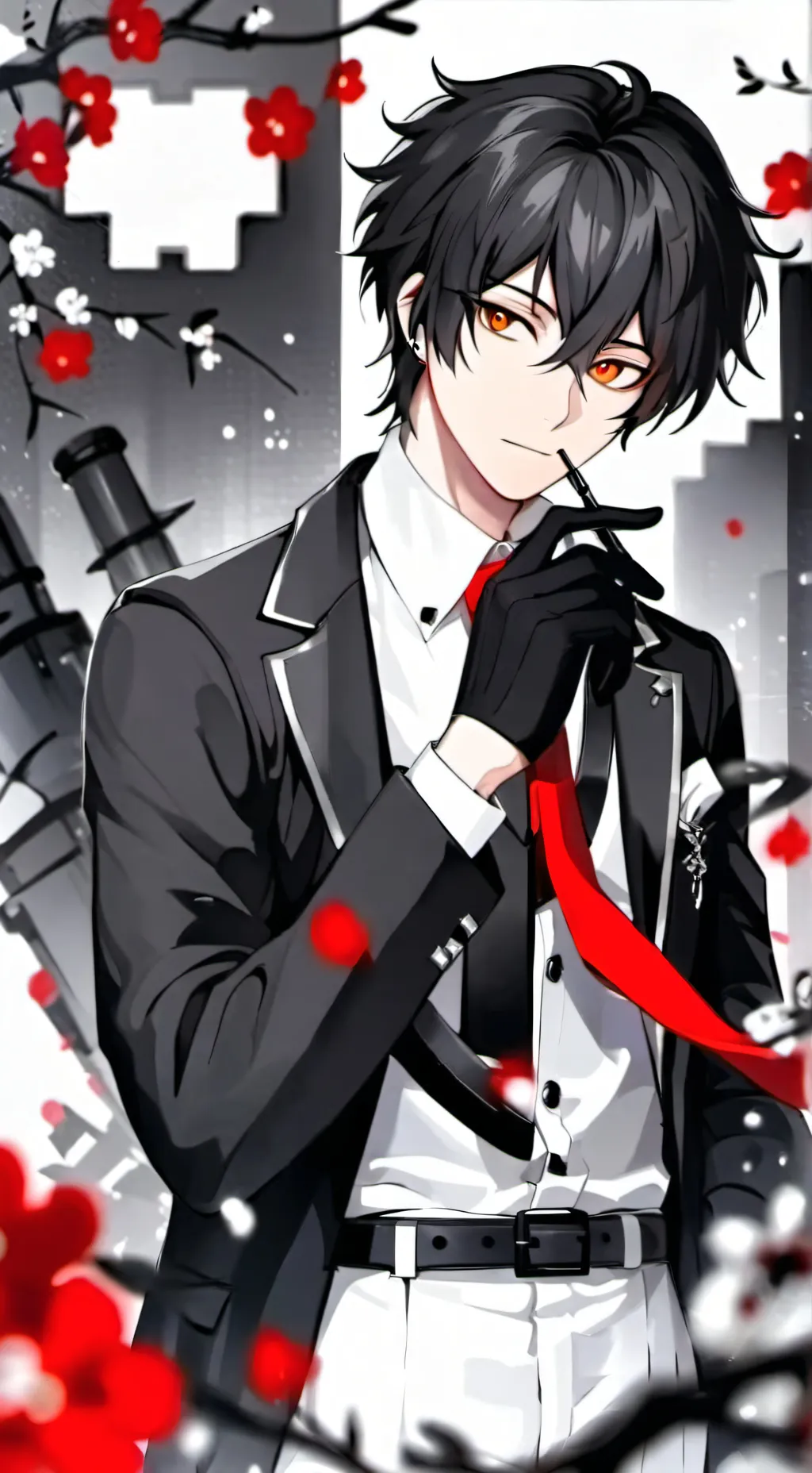 ai character: mha training background