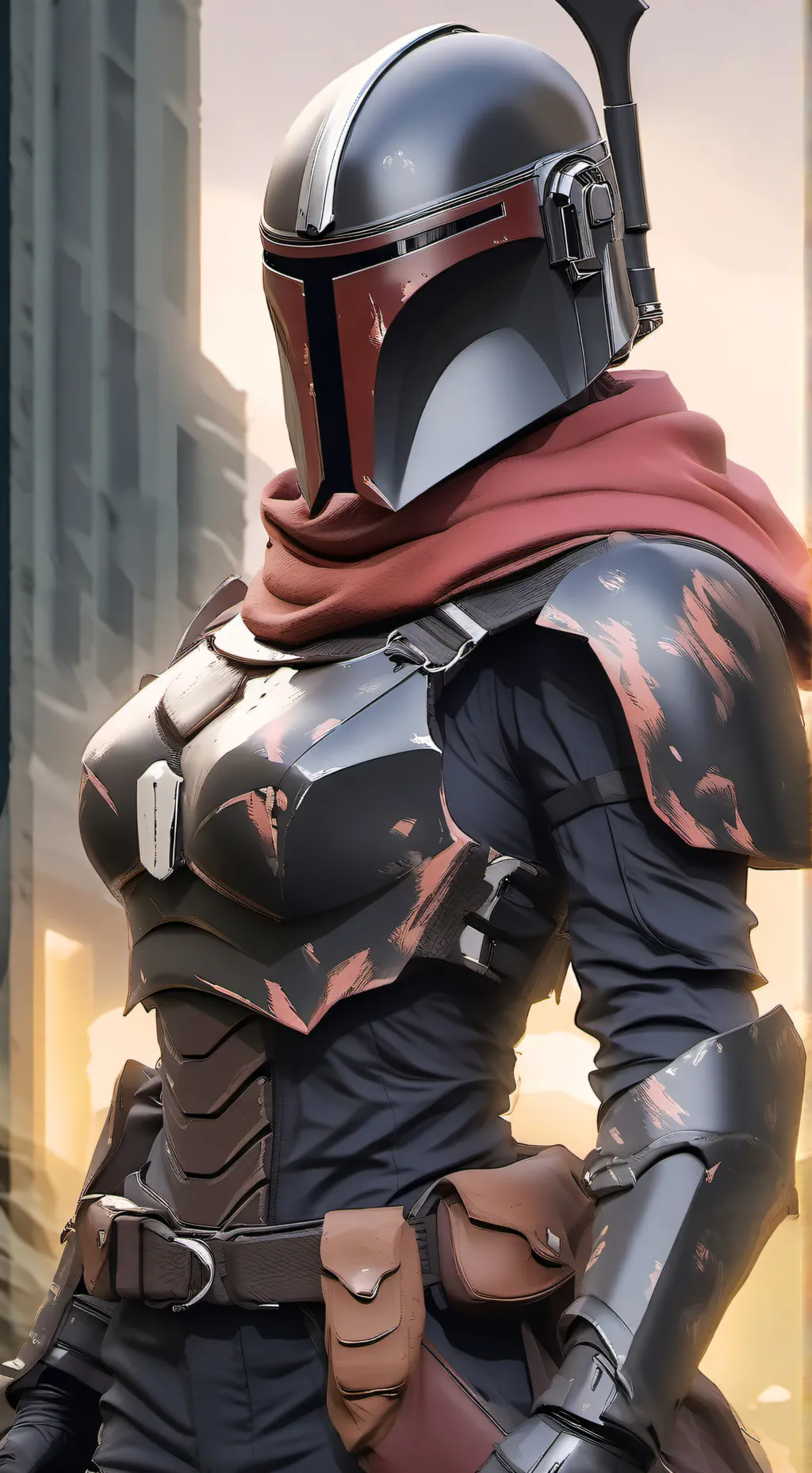 ai character: Cortana Fett background