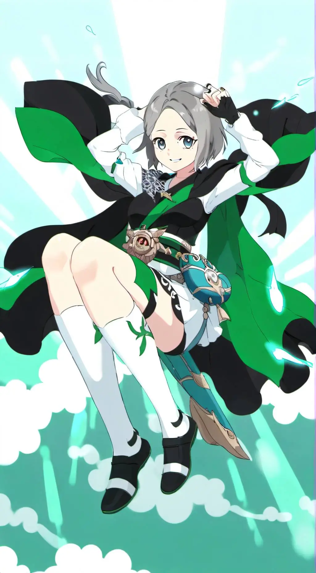 ai character: miitopia but..... background