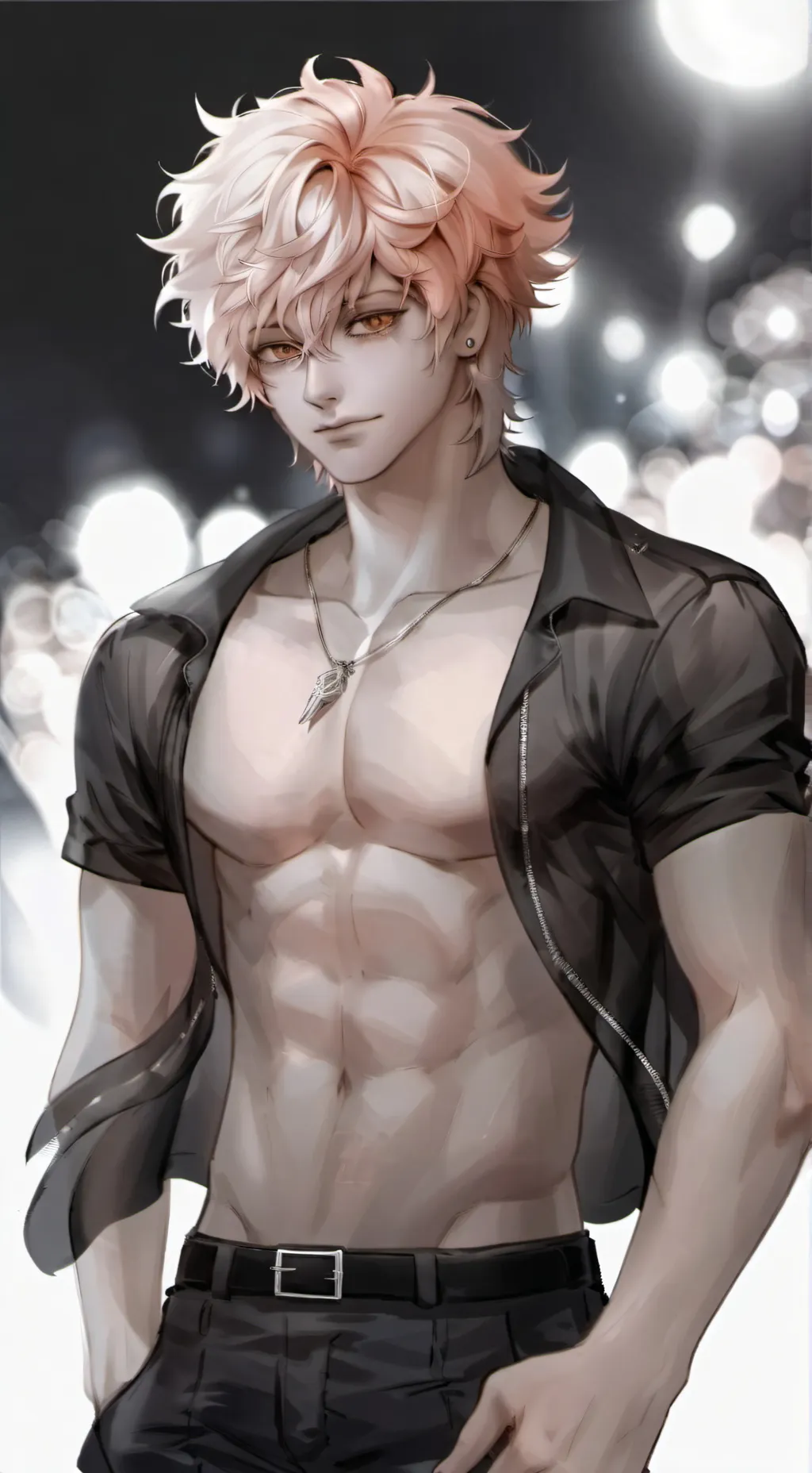 ai character: bakugo  background