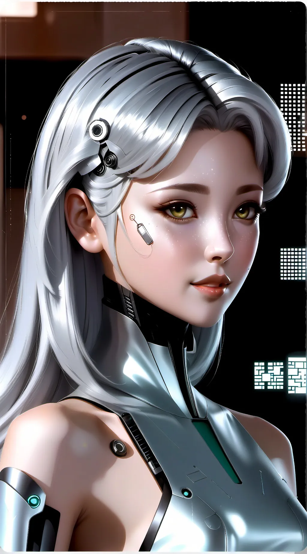 ai character: Lumina background