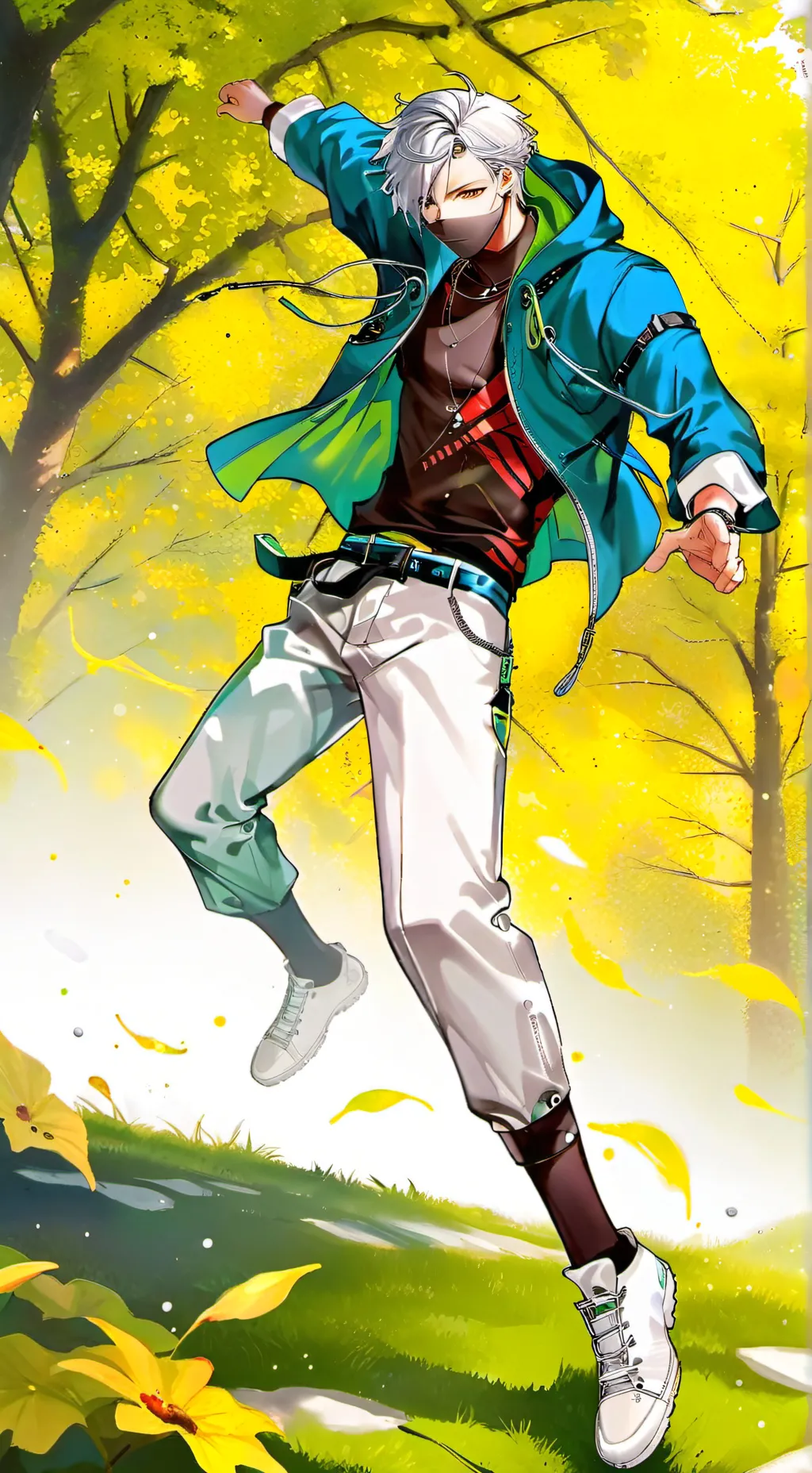 ai character: Adopted by kakashi background