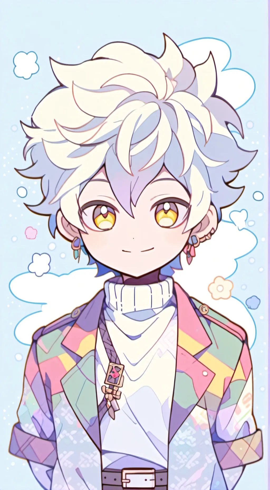 ai character: kny Halloween🎃👻🍬 background