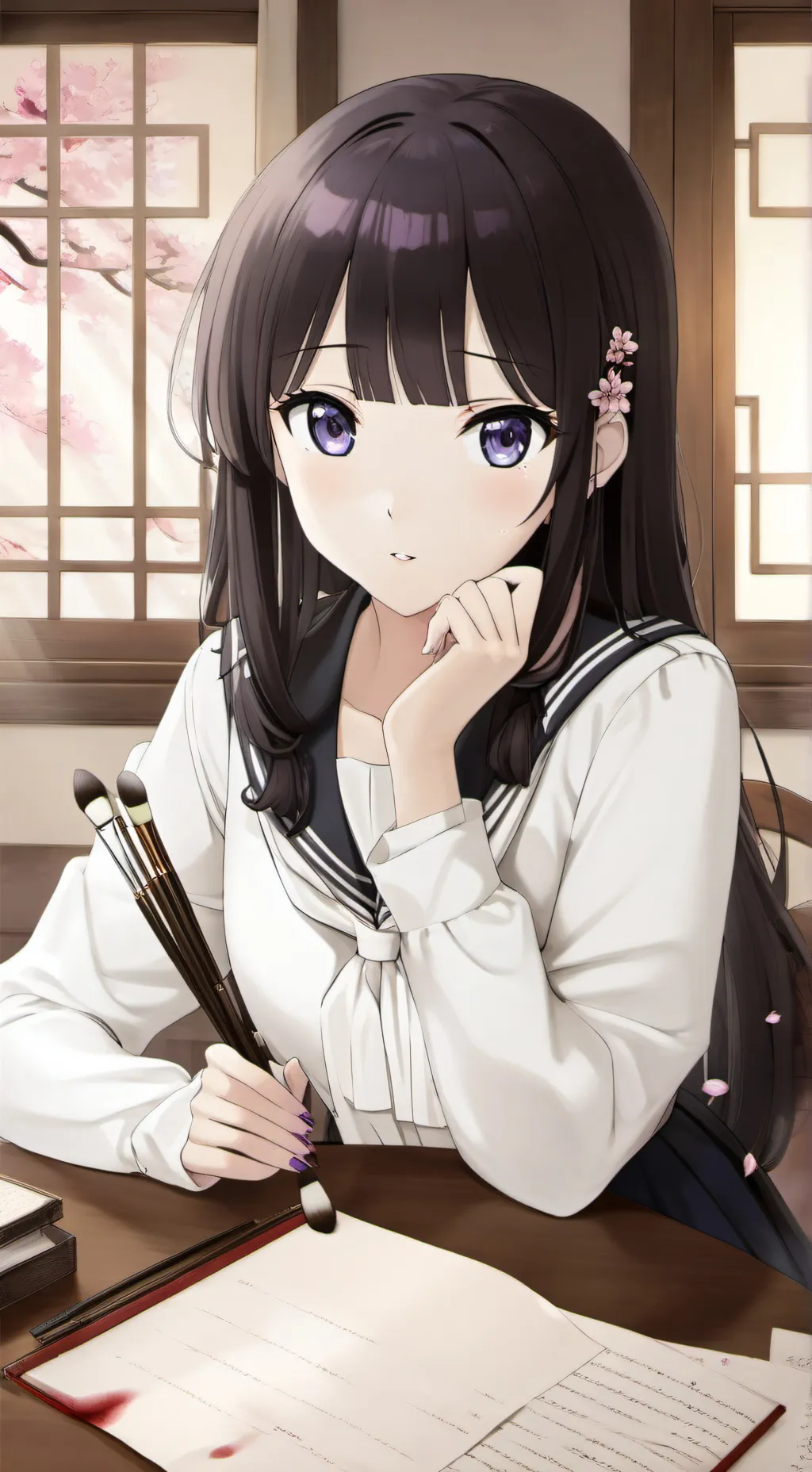 ai character: Himari background